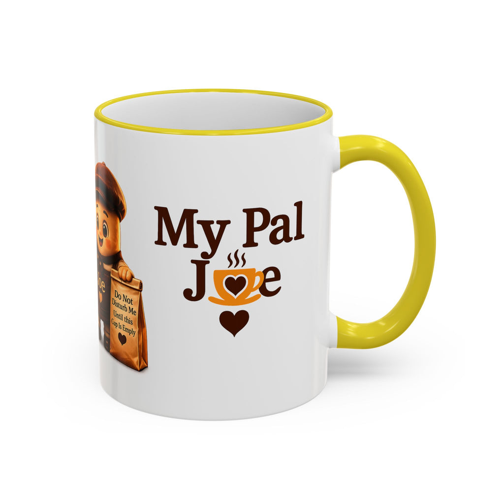 Running on Hope and Caffeine — 'My First Cup of Joe' Vintage Coffee Character (11oz/15oz)