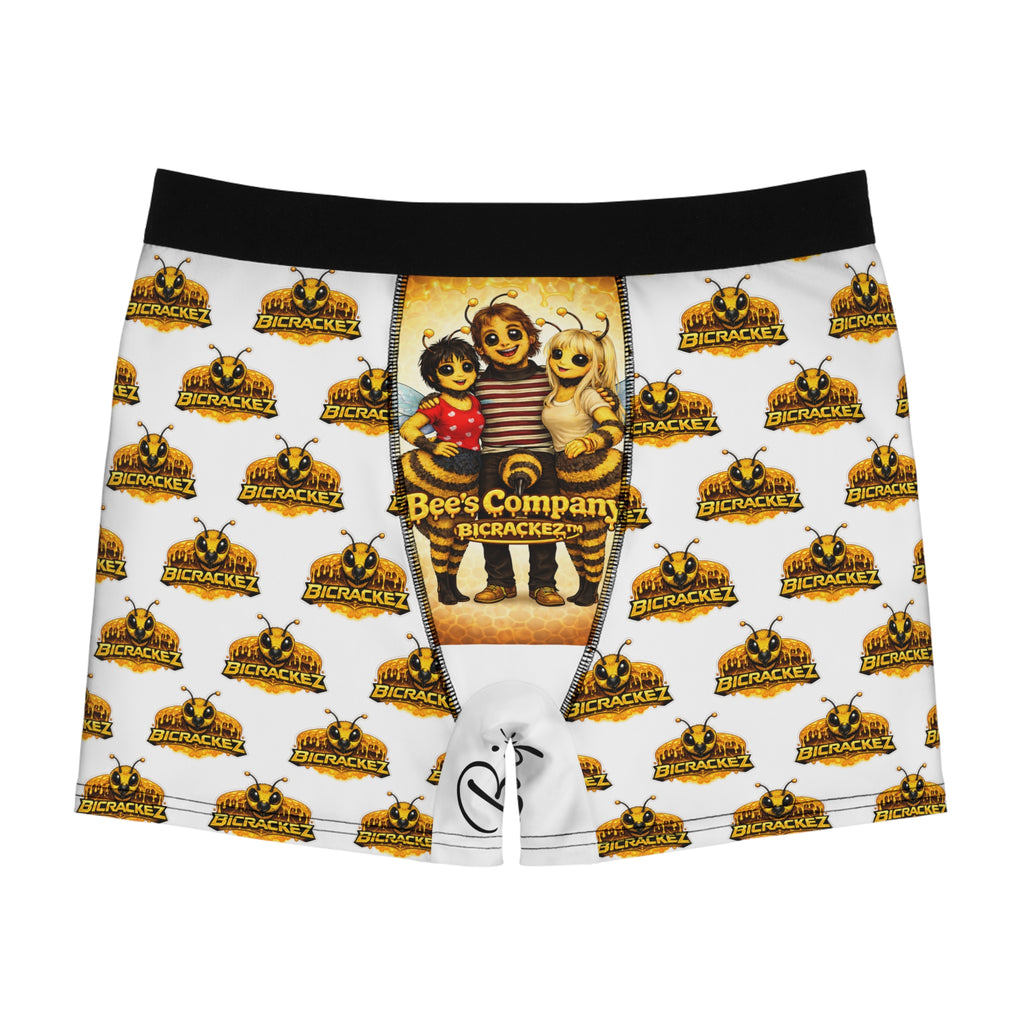 Bee’s Company Logo Boxer Briefs — Novelty Graphic Men’s Underwear