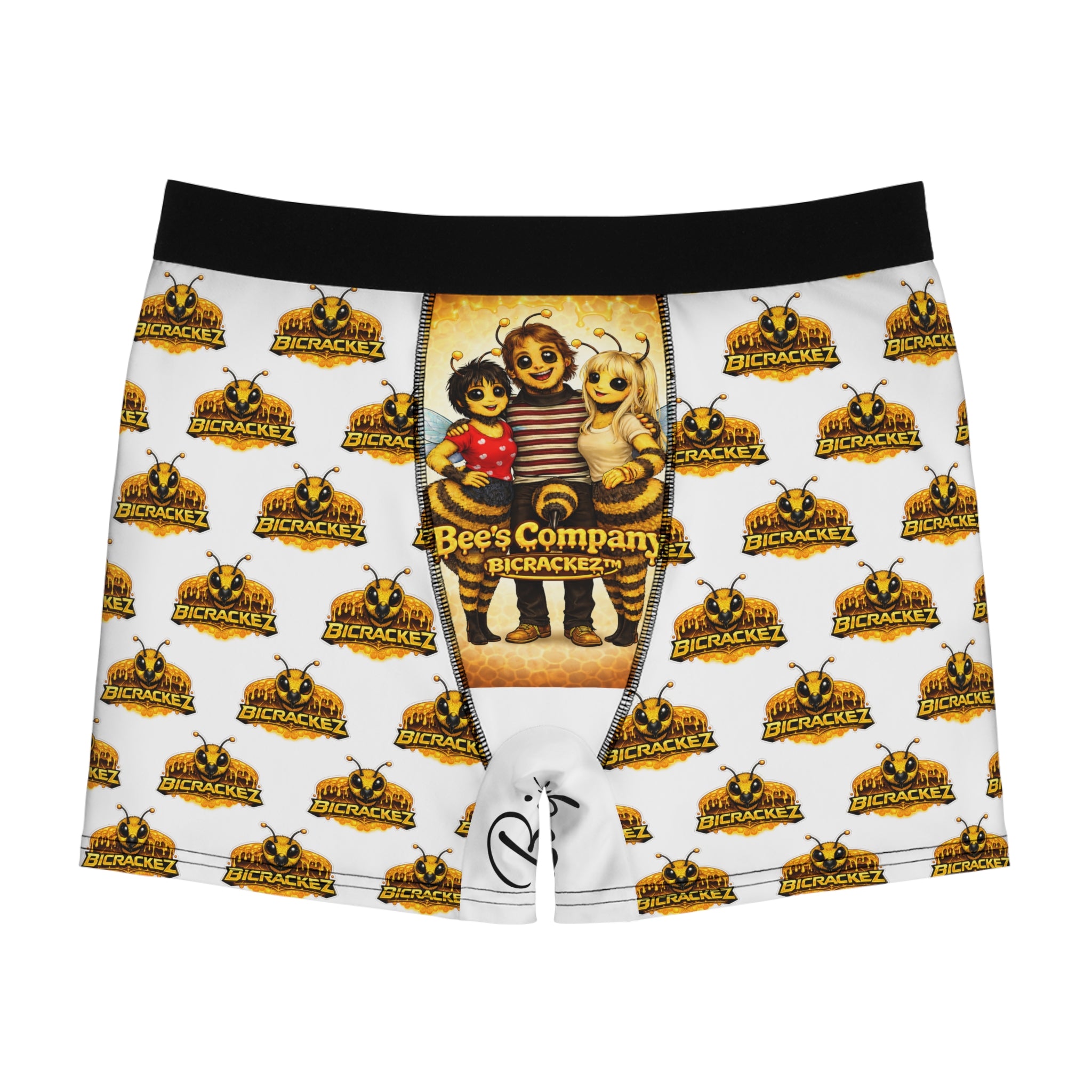 Bee’s Company Logo Boxer Briefs — Novelty Graphic Men’s Underwear
