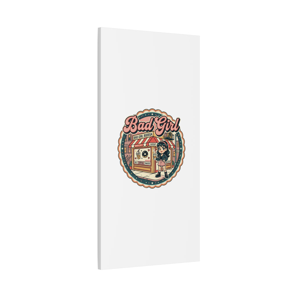 Bad Girl Bodega Canvas Print | Bodega, NYC, Y2K Corner Store Art