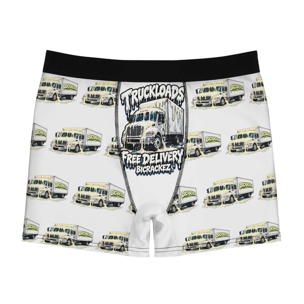 Truckloads Boxer Briefs — 'Truckloads Free Delivery' All-Over Print Men's Underwear