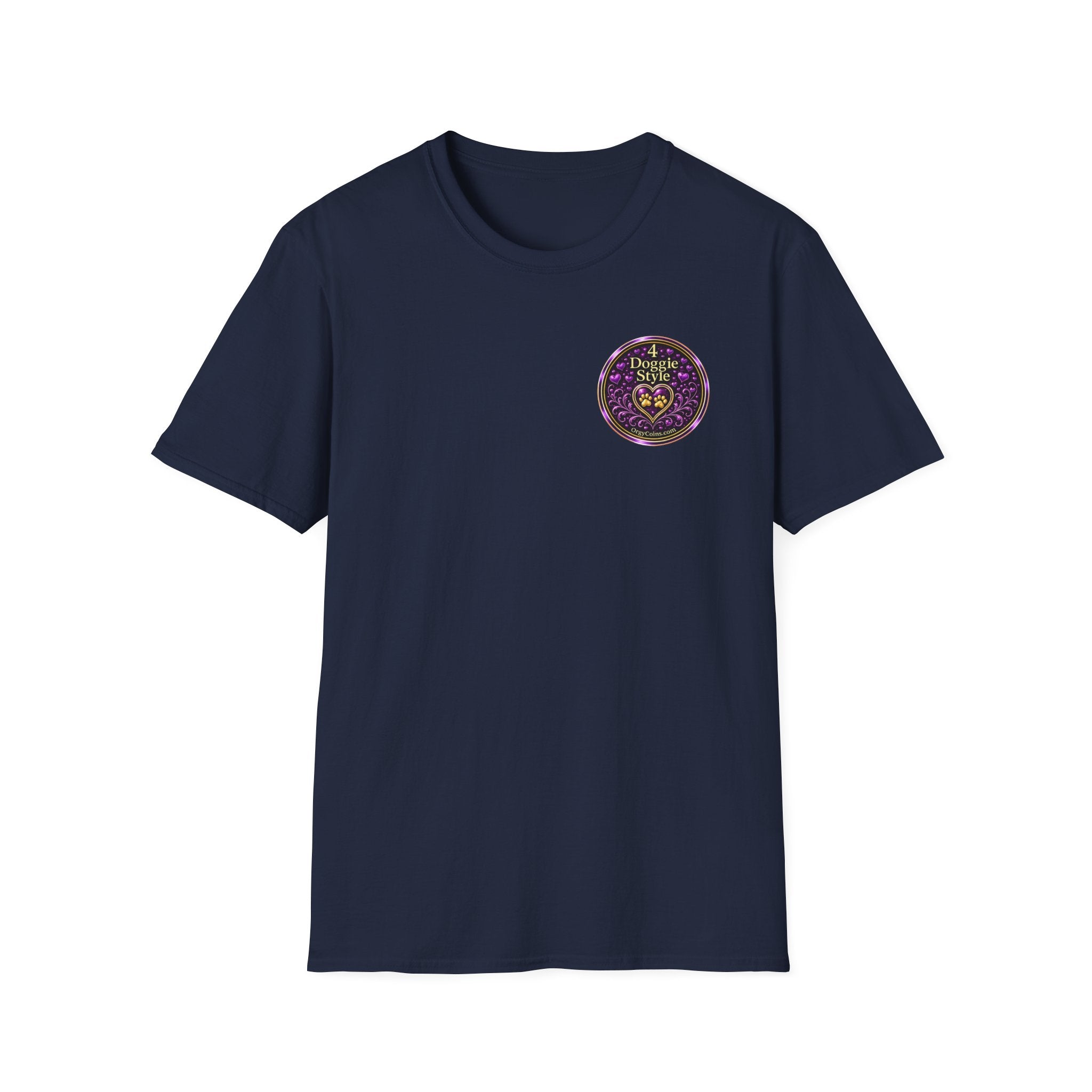 Doggie Style Heart Logo T-Shirt — Orgy Coin 4