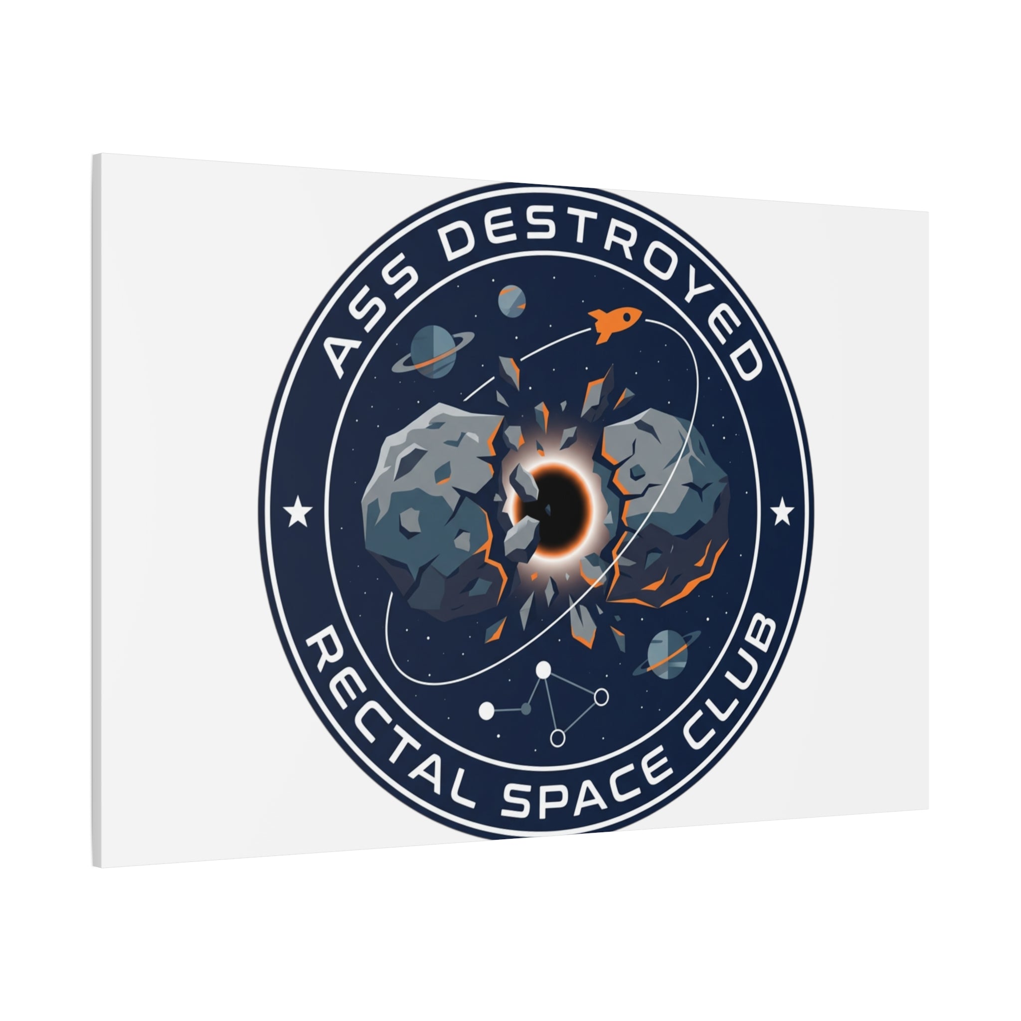 Cosmic Mission Patch Canvas | Space, Rocket, Astronaut, Deep Space