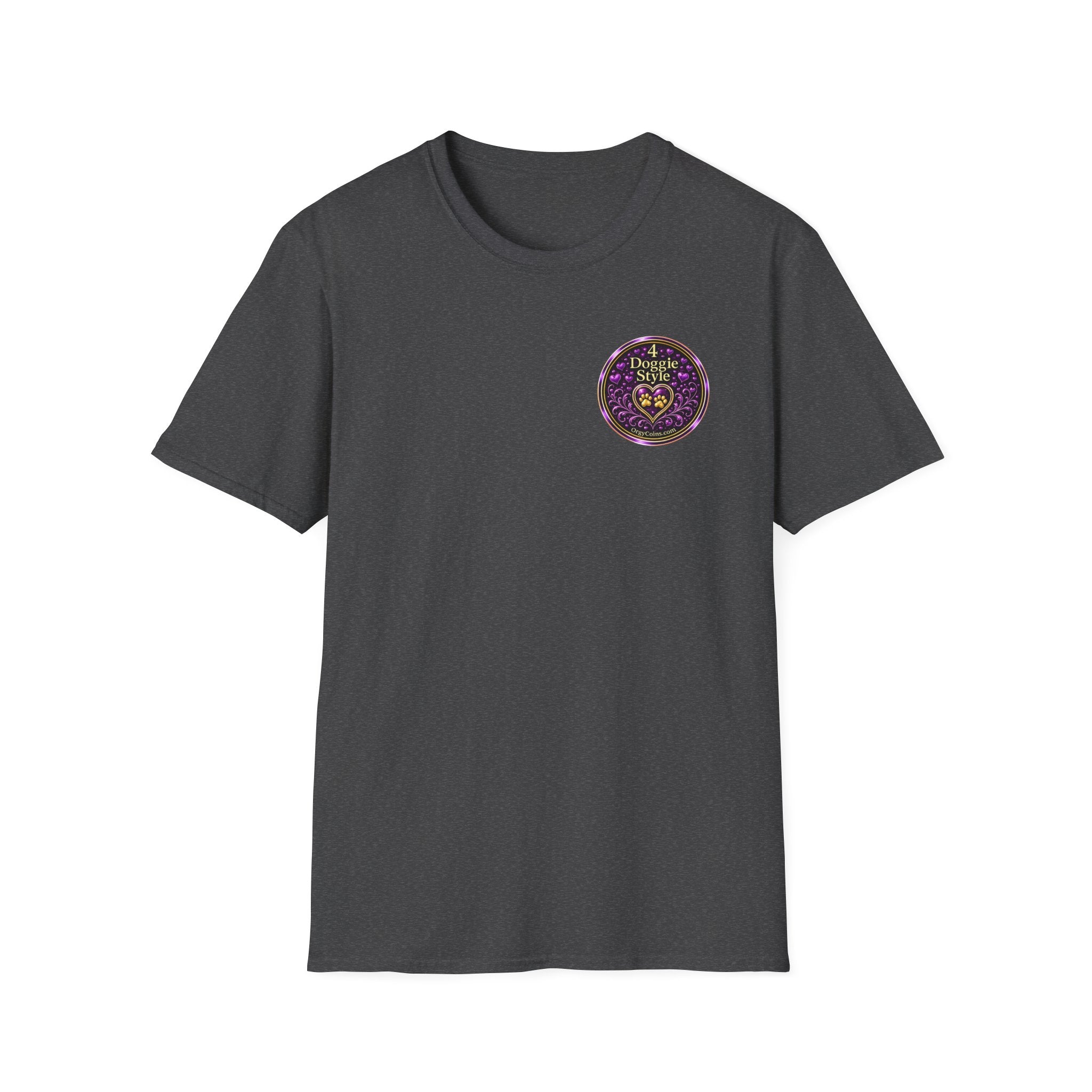 Doggie Style Heart Logo T-Shirt — Orgy Coin 4