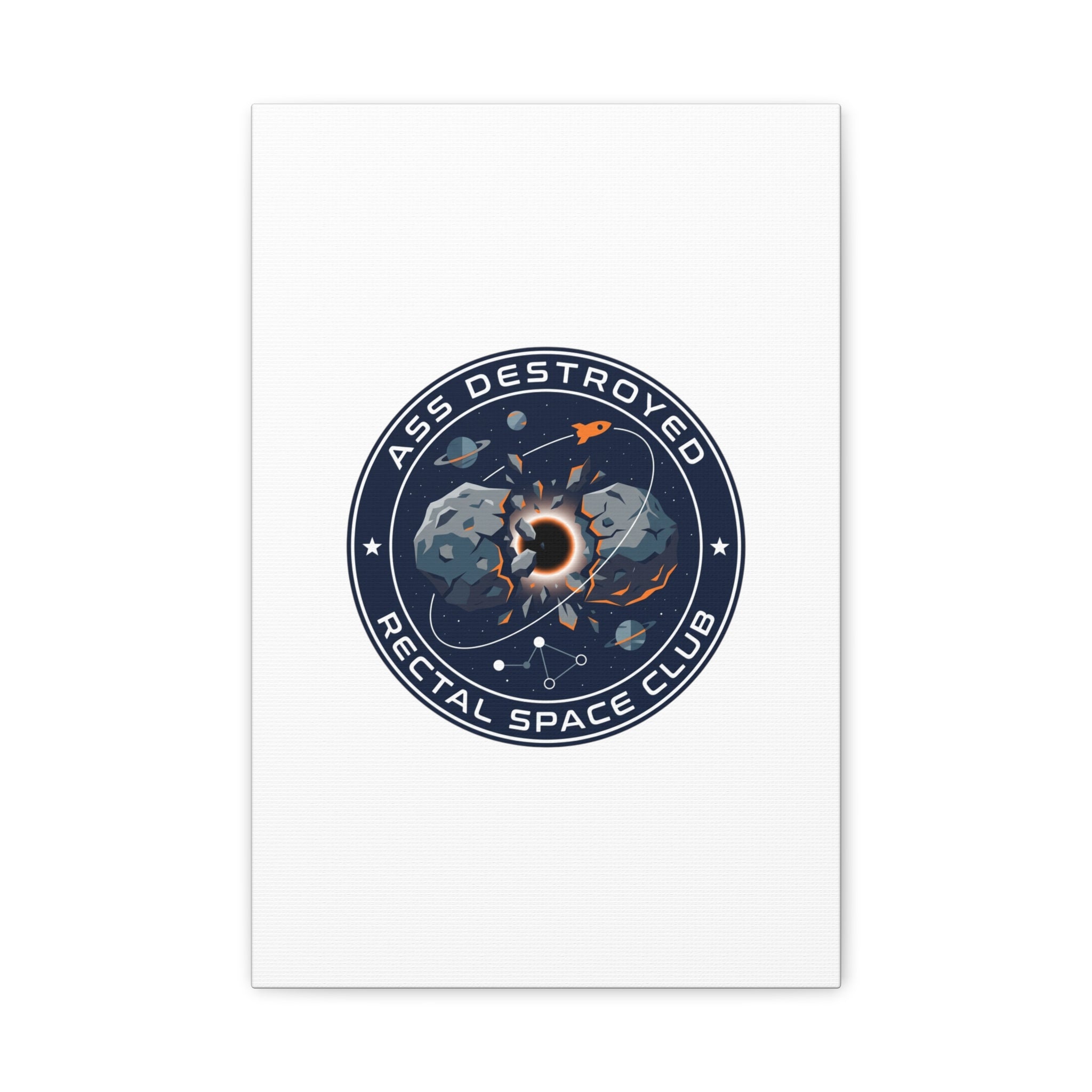 Cosmic Mission Patch Canvas | Space, Rocket, Astronaut, Deep Space