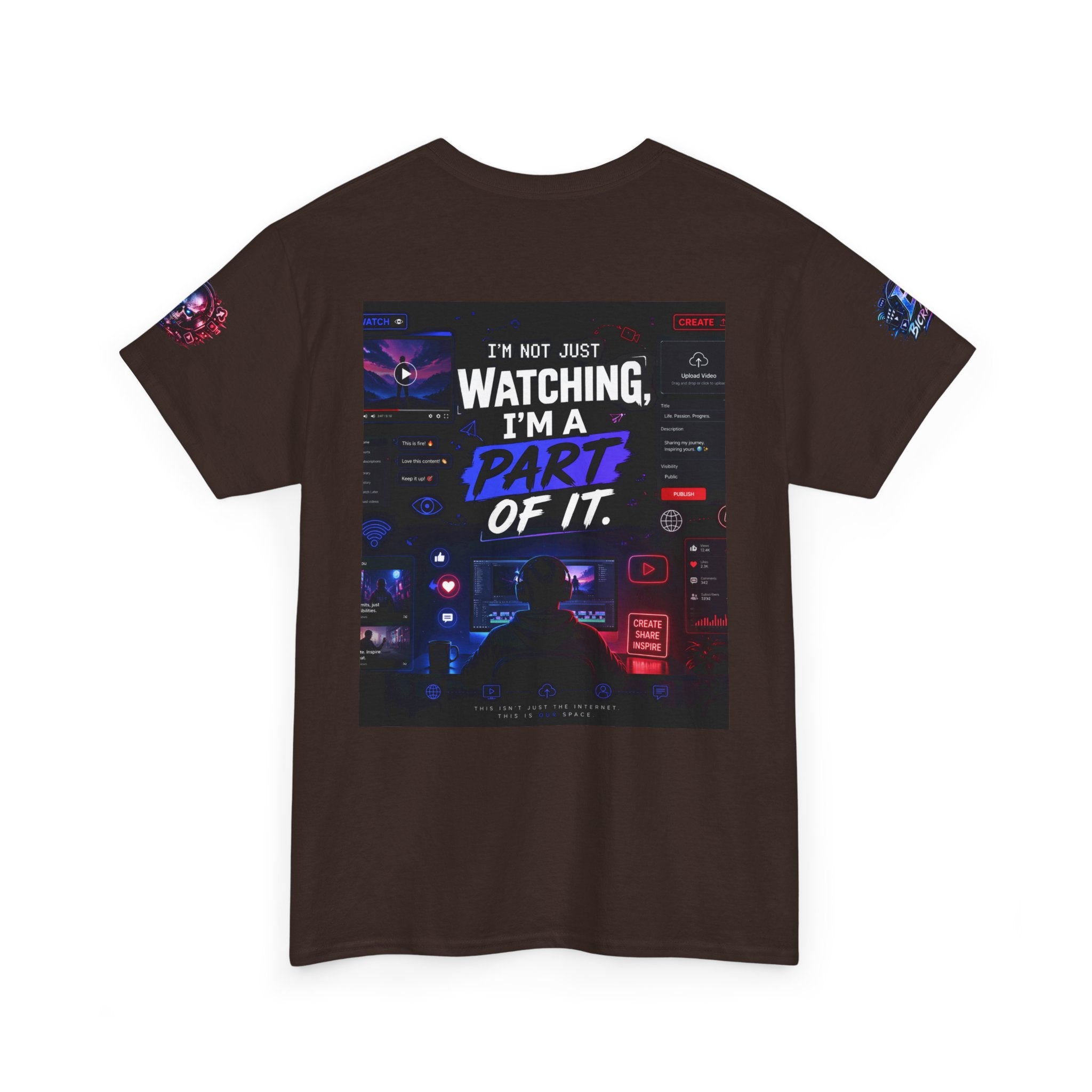 I'm A Part Of It T Shirt — Cyber Night Retro Graphic T-Shirt