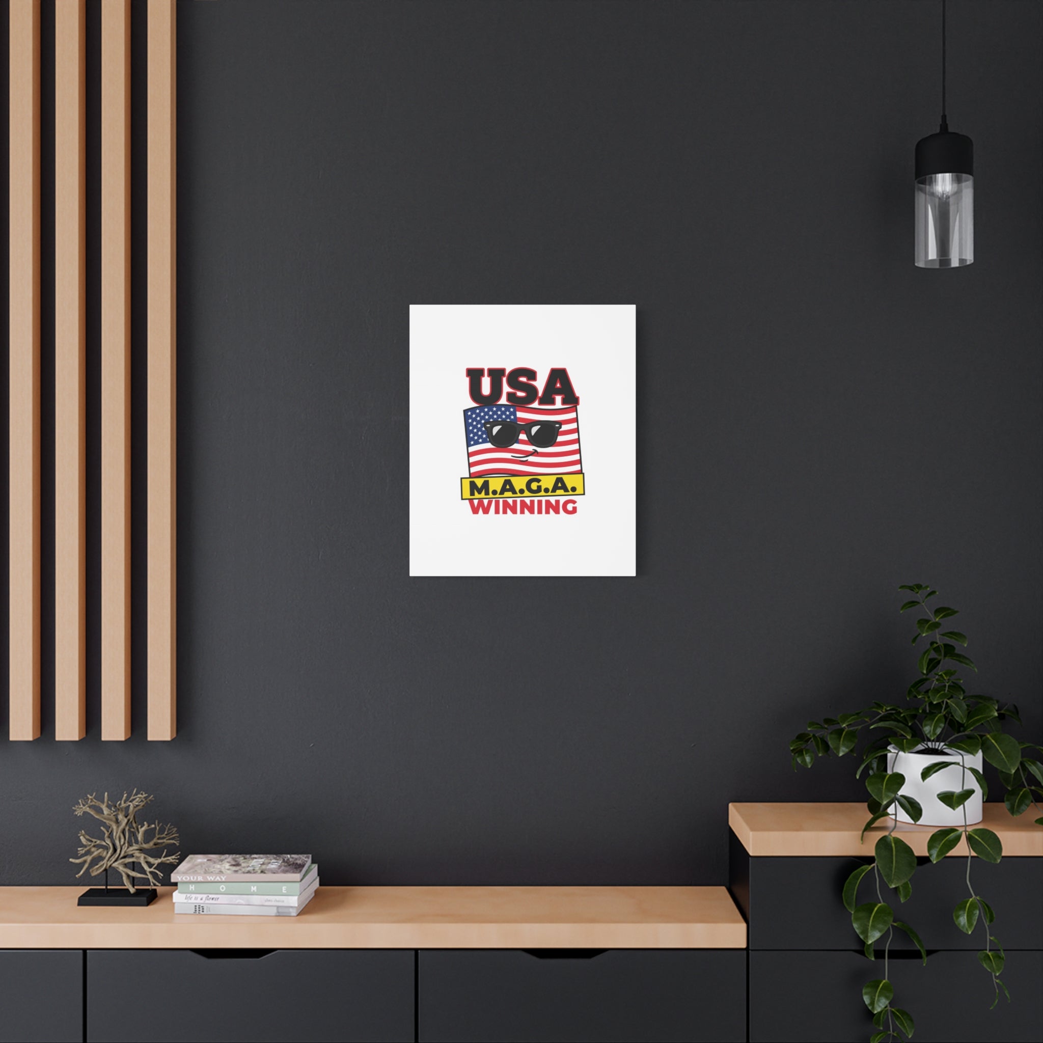 USA winning Canvas