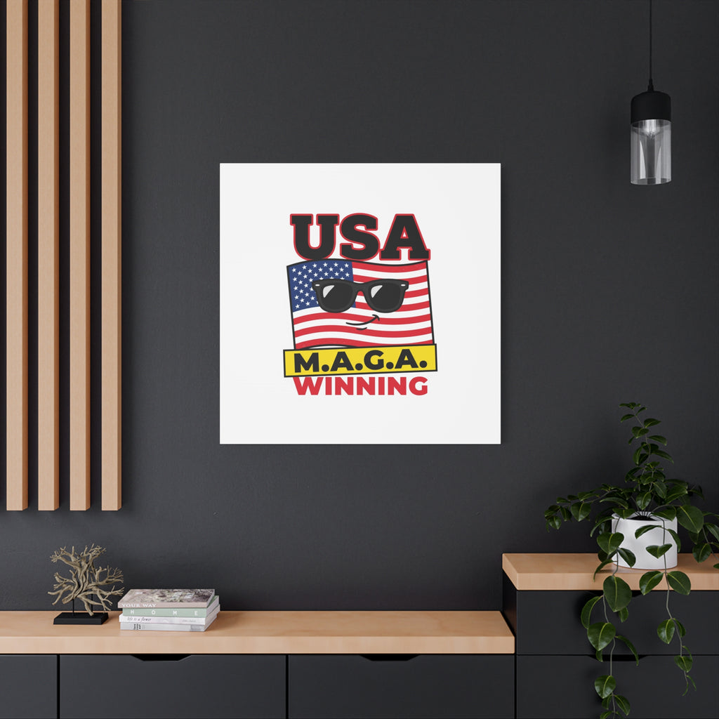 USA winning Canvas