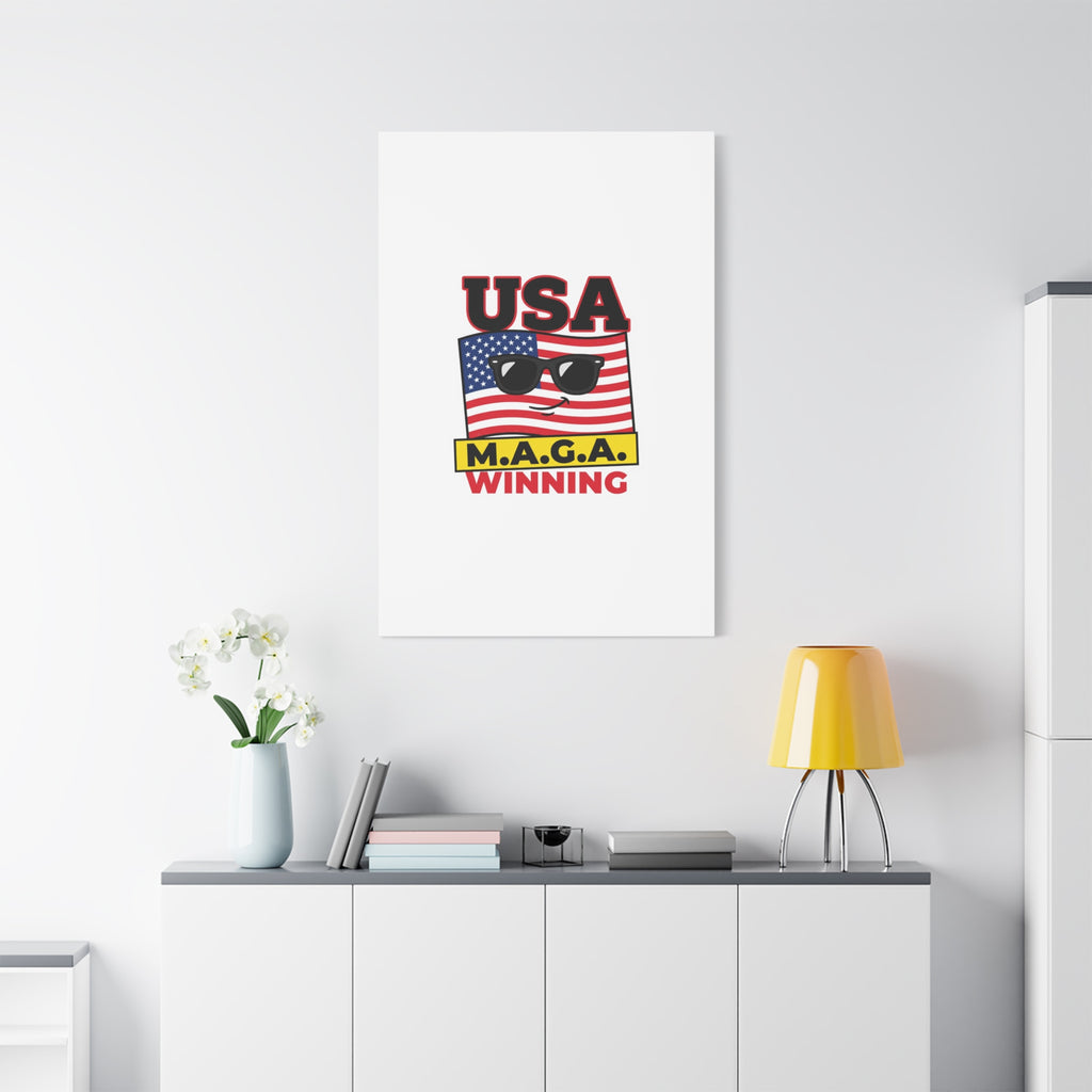 USA winning Canvas