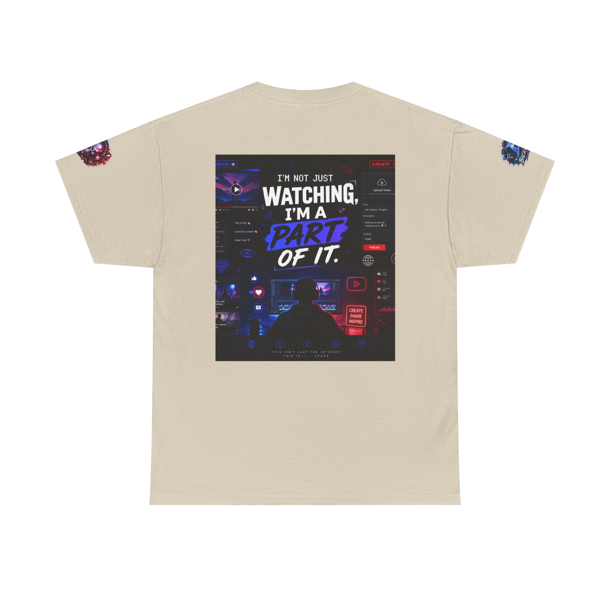 I'm A Part Of It T Shirt — Cyber Night Retro Graphic T-Shirt