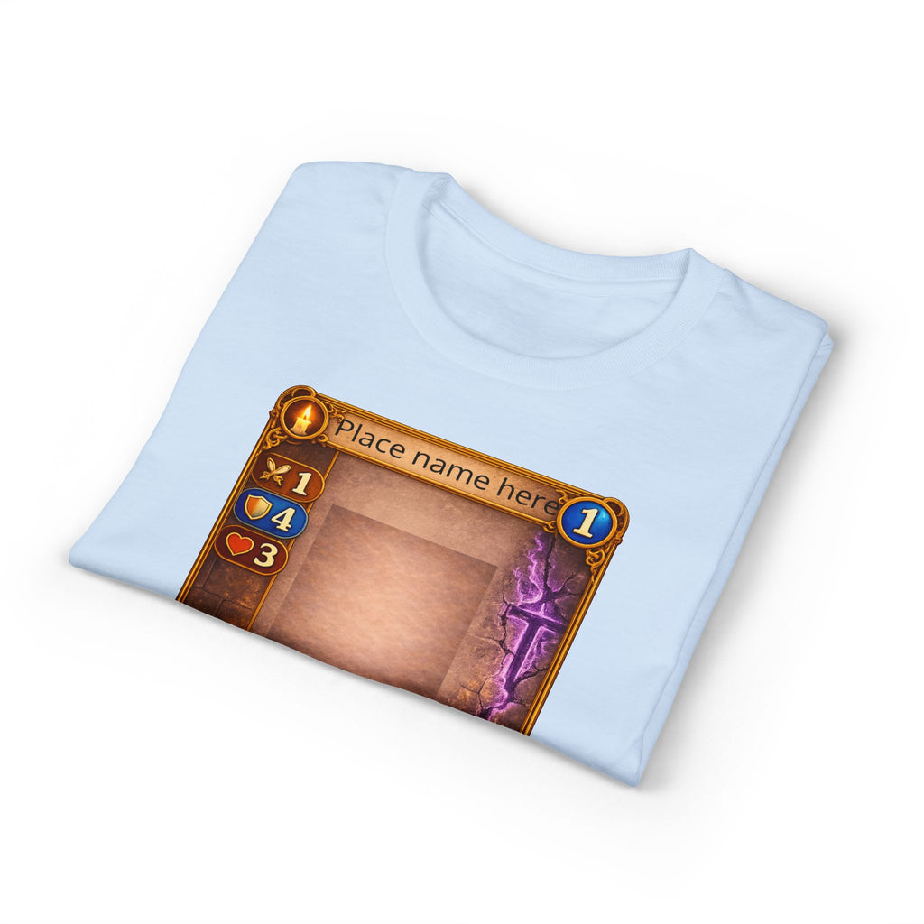Trading Card Game Spell Card T-Shirt — Customizable Fantasy Card Design