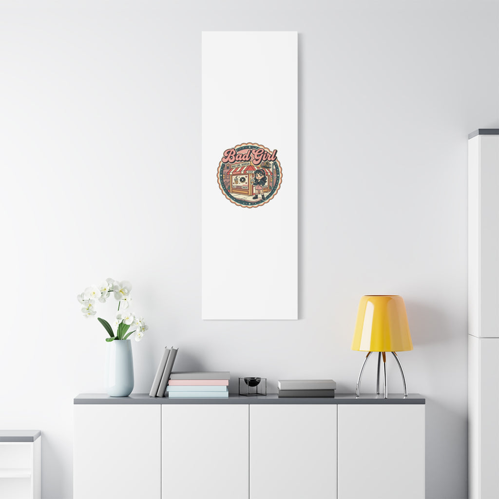 Bad Girl Bodega Canvas Print | Bodega, NYC, Y2K Corner Store Art