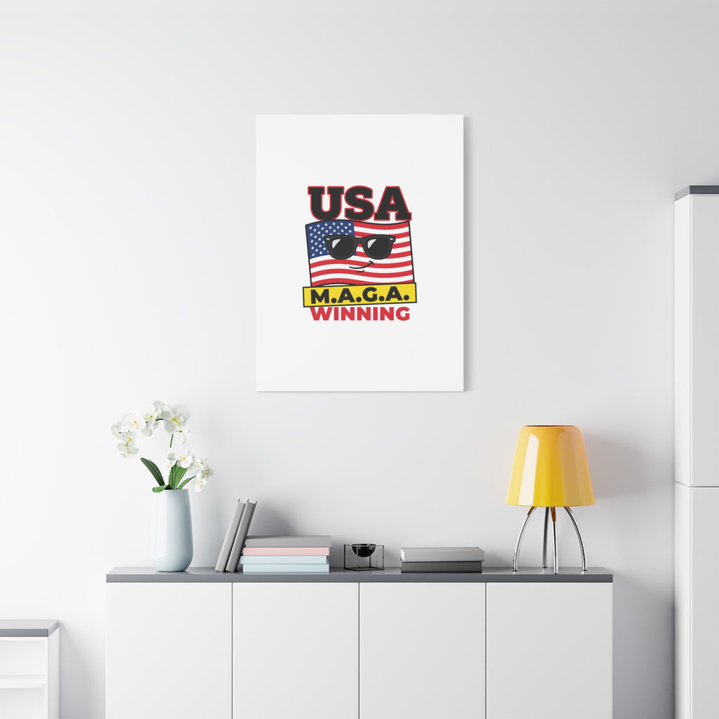 USA winning Canvas