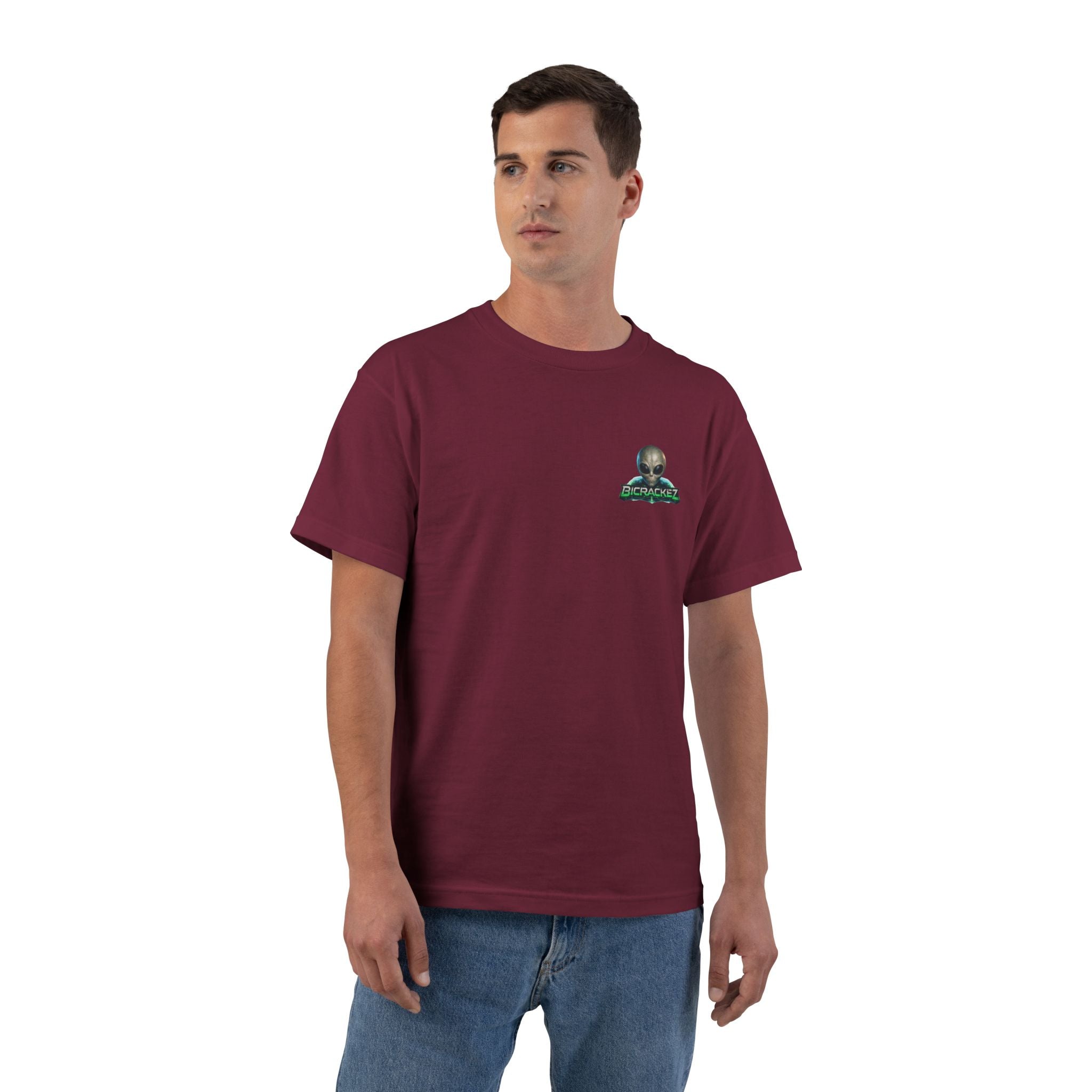 Alien Meditation Graphic T-Shirt — 'See No Evil' Trio Sci‑Fi Tee