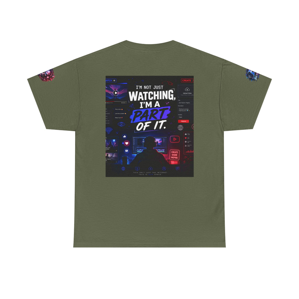 I'm A Part Of It T Shirt — Cyber Night Retro Graphic T-Shirt