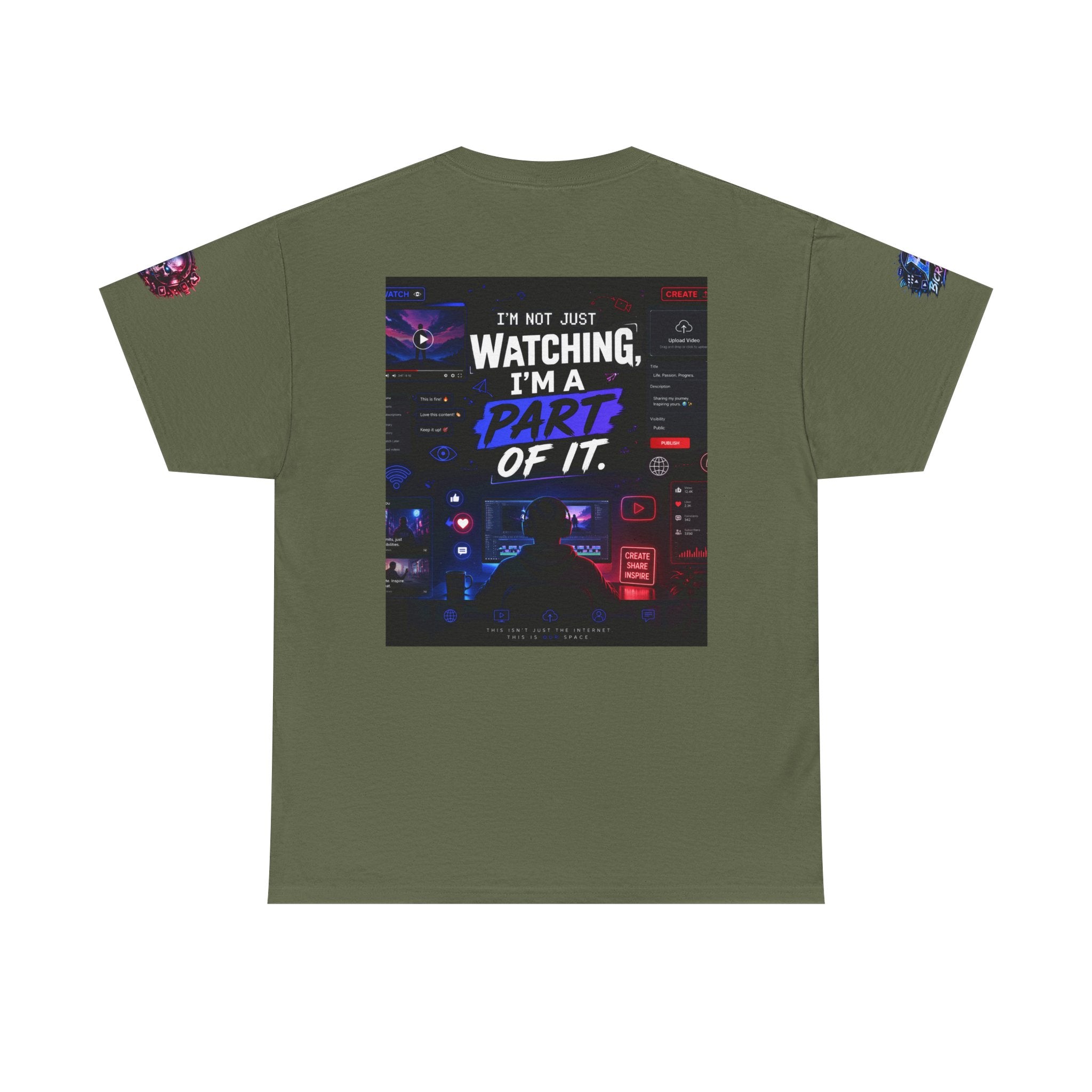 I'm A Part Of It T Shirt — Cyber Night Retro Graphic T-Shirt