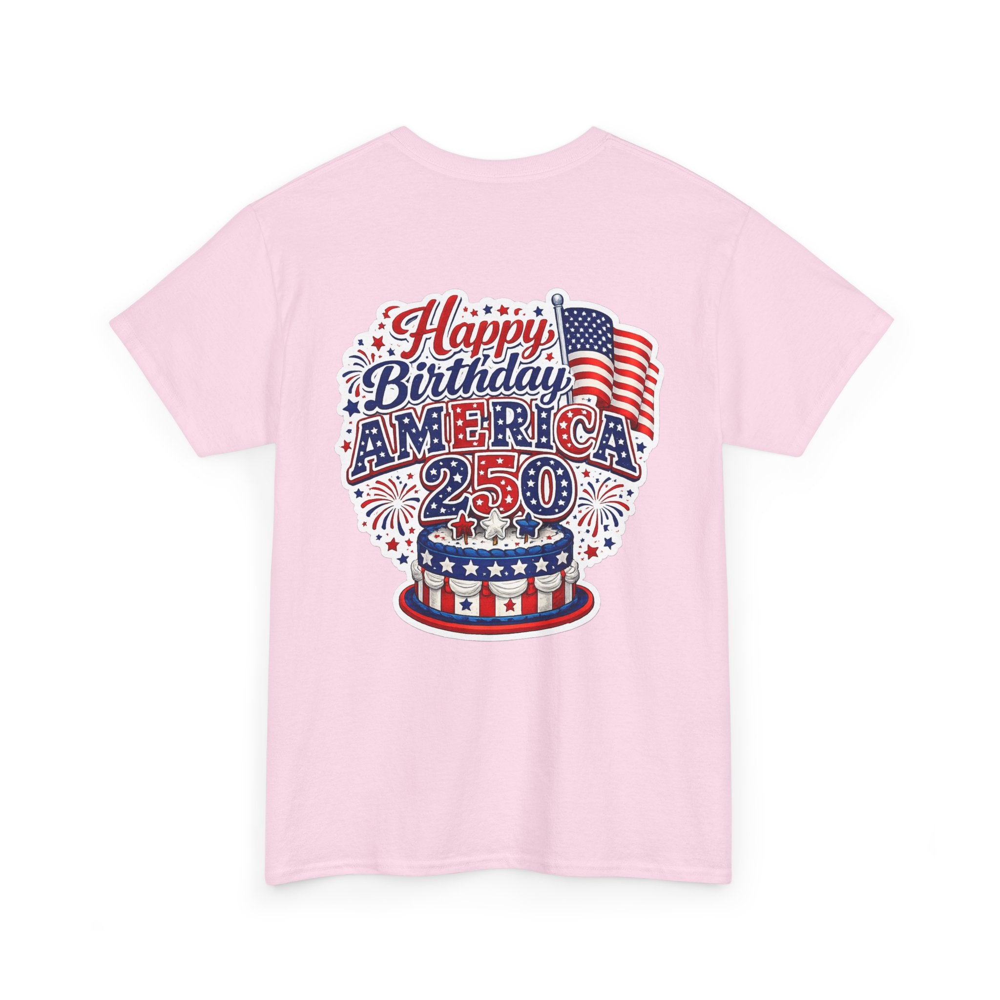 American Flag Hot Air Balloon Tee — "Happy Birthday America 250" Patriotic T-Shirt