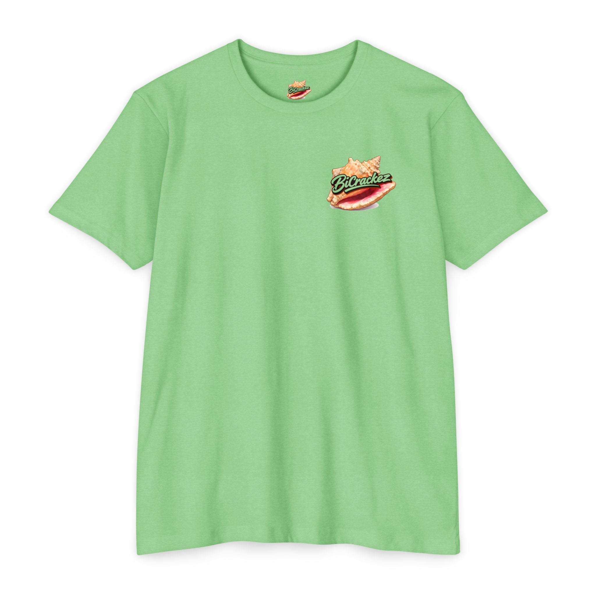 Conch Joke T-Shirt — Retro Beach Photo Tee with "That's a big conch" Graphic