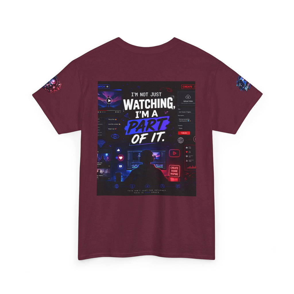 I'm A Part Of It T Shirt — Cyber Night Retro Graphic T-Shirt