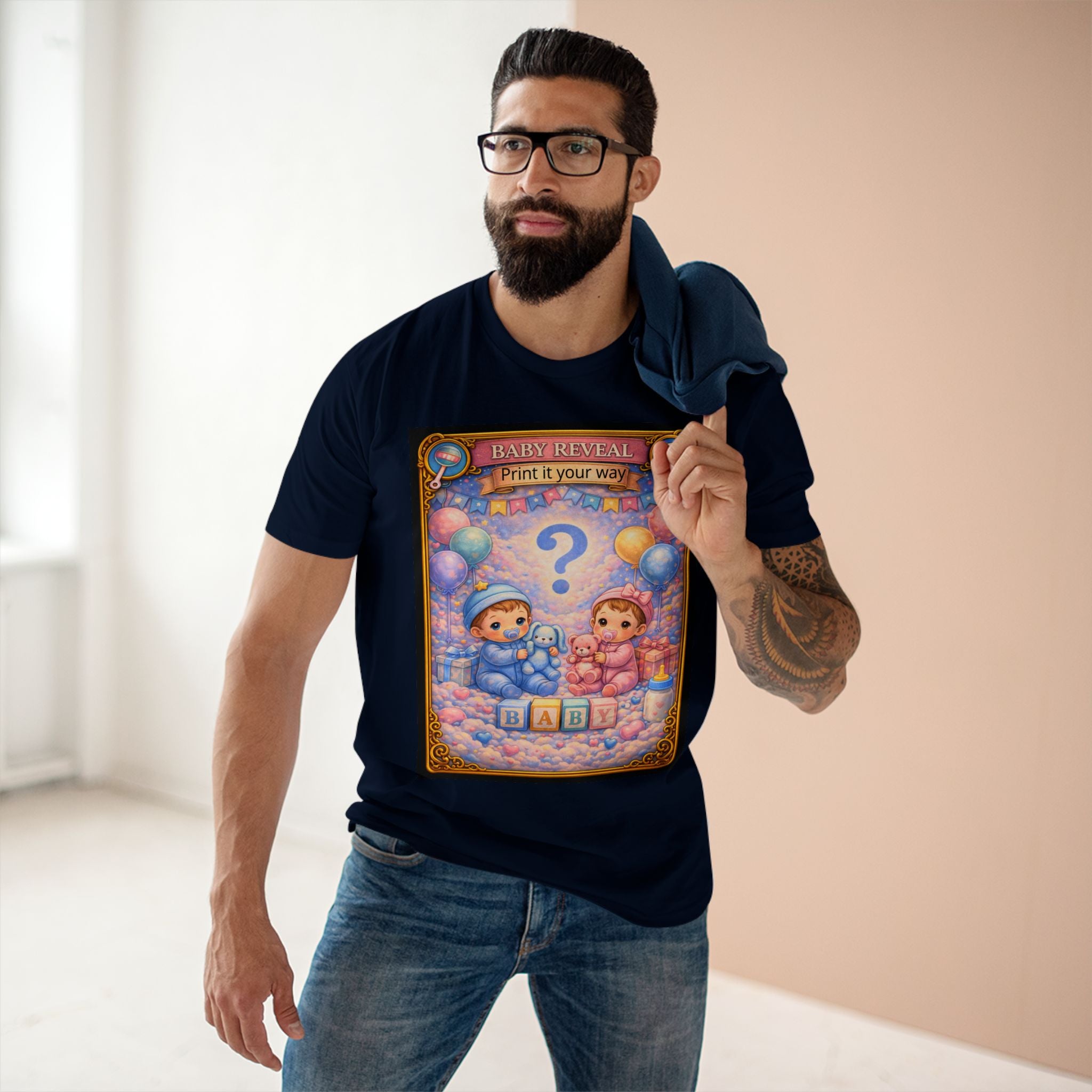 Gender Reveal T-Shirt — (Print It Your Way)