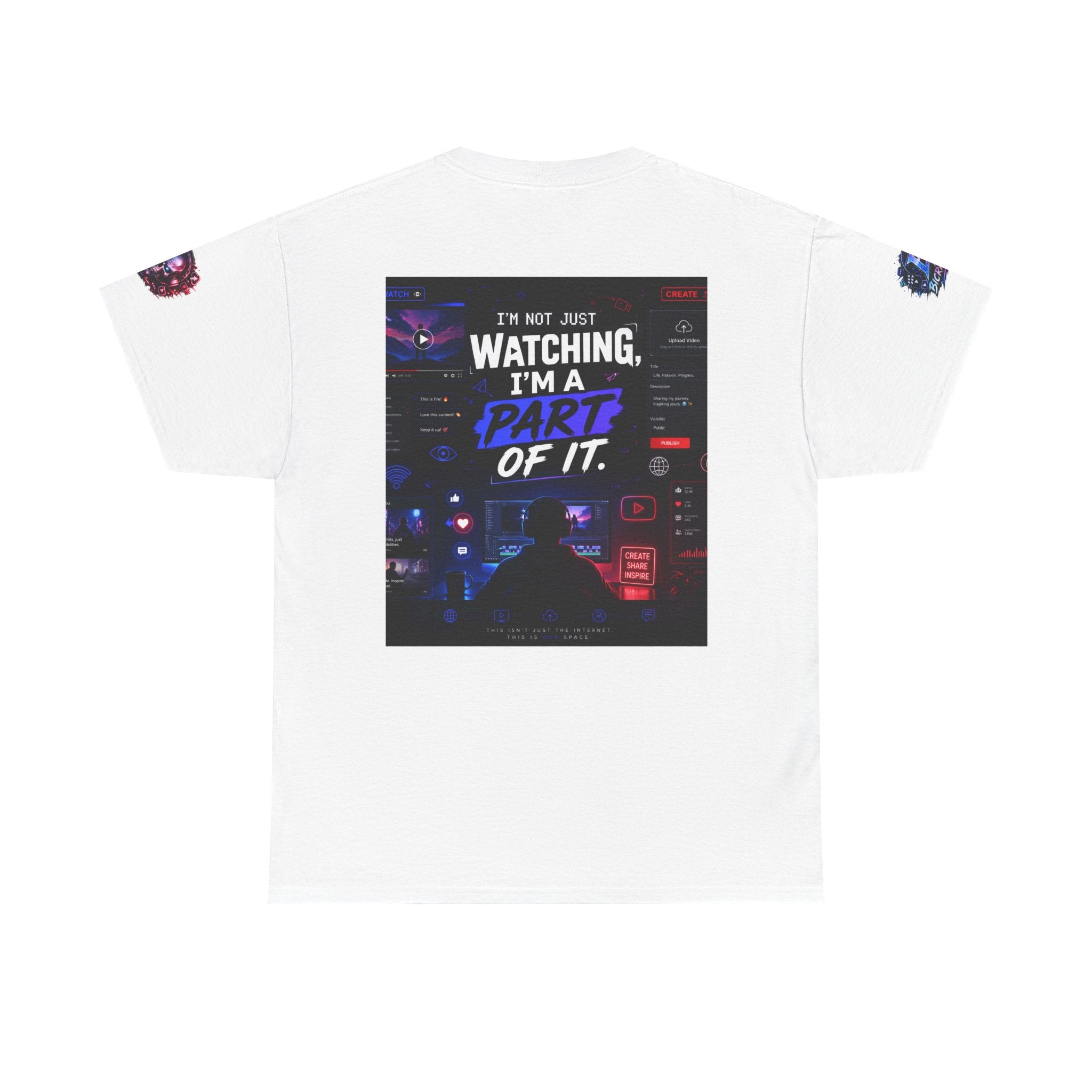 I'm A Part Of It T Shirt — Cyber Night Retro Graphic T-Shirt