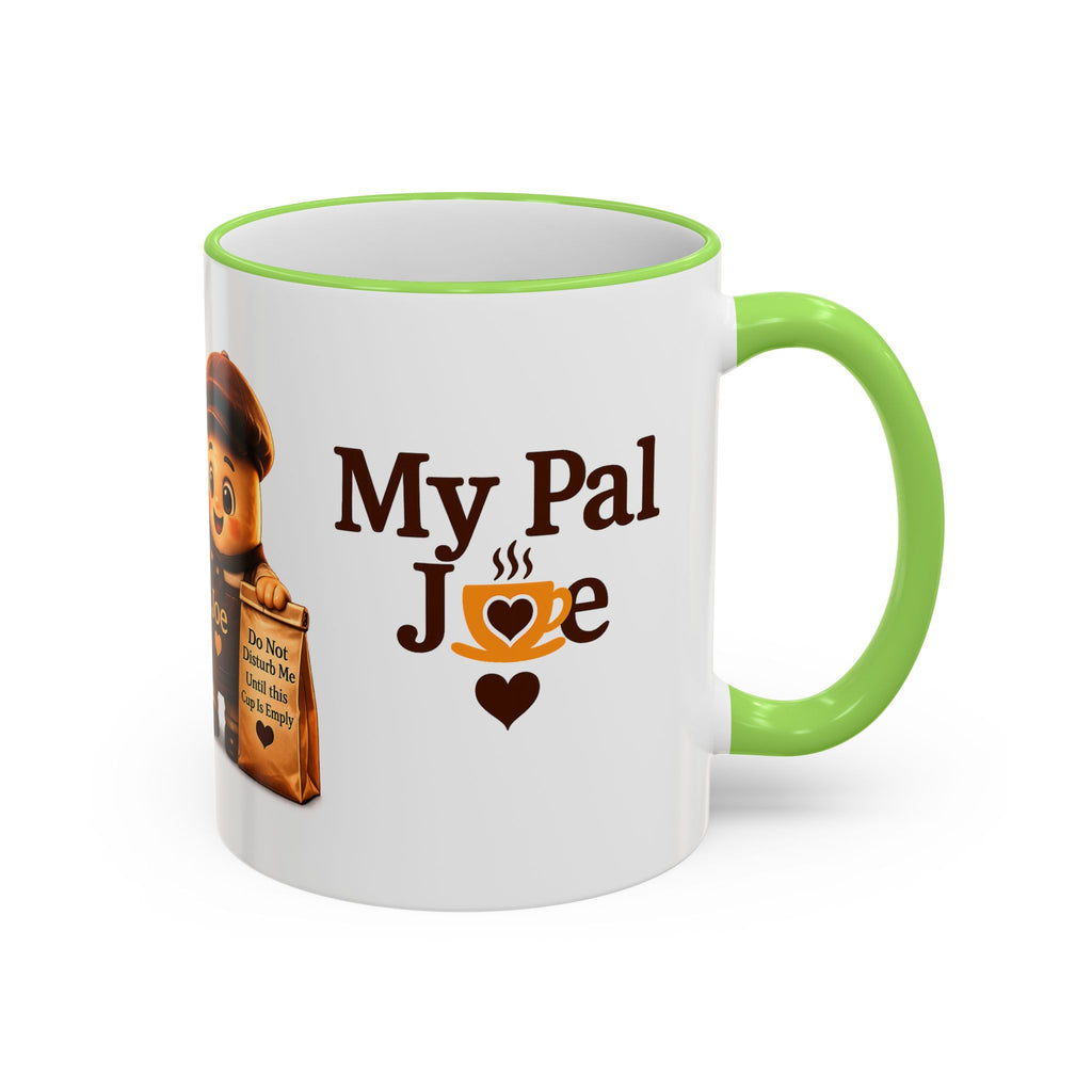 Running on Hope and Caffeine — 'My First Cup of Joe' Vintage Coffee Character (11oz/15oz)