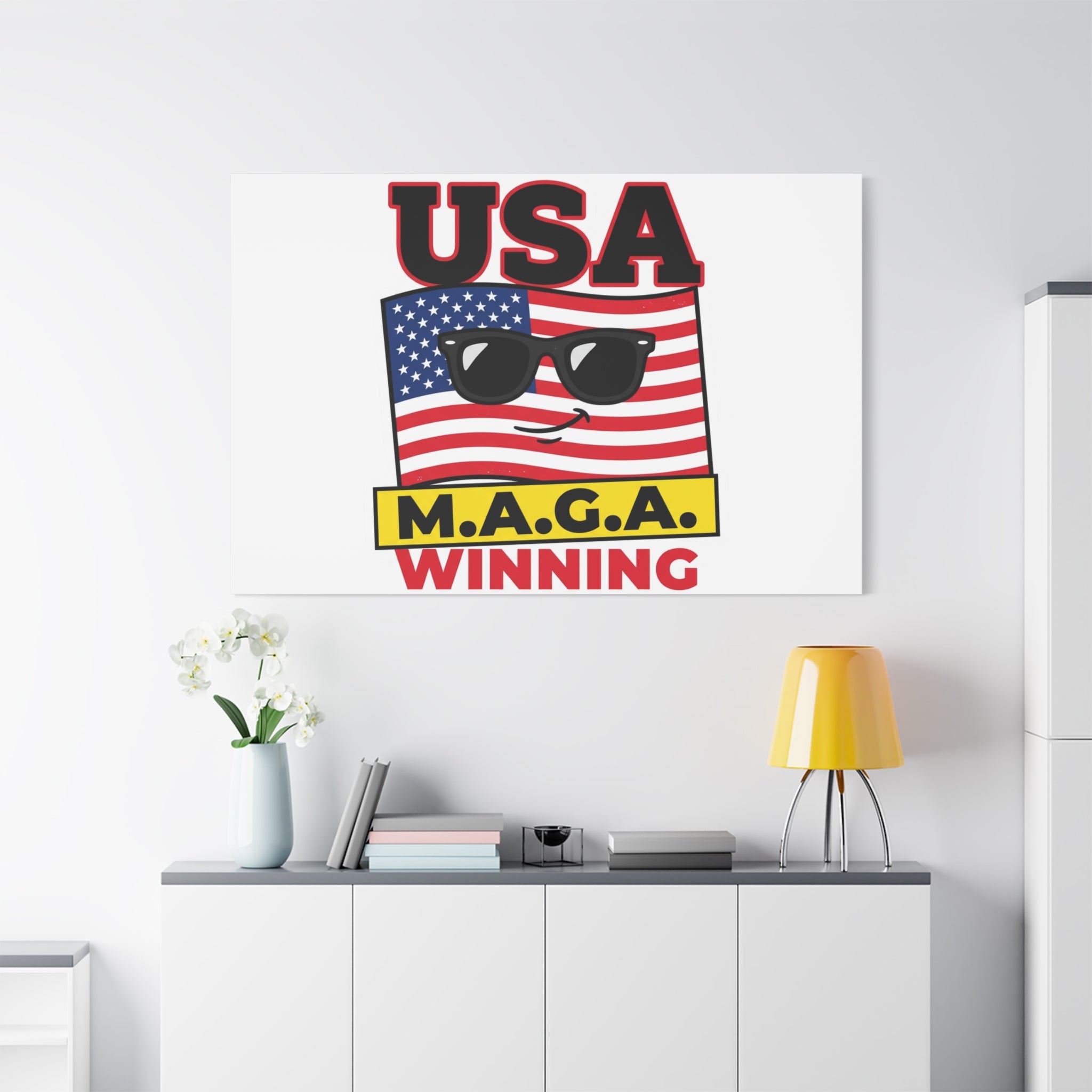USA winning Canvas