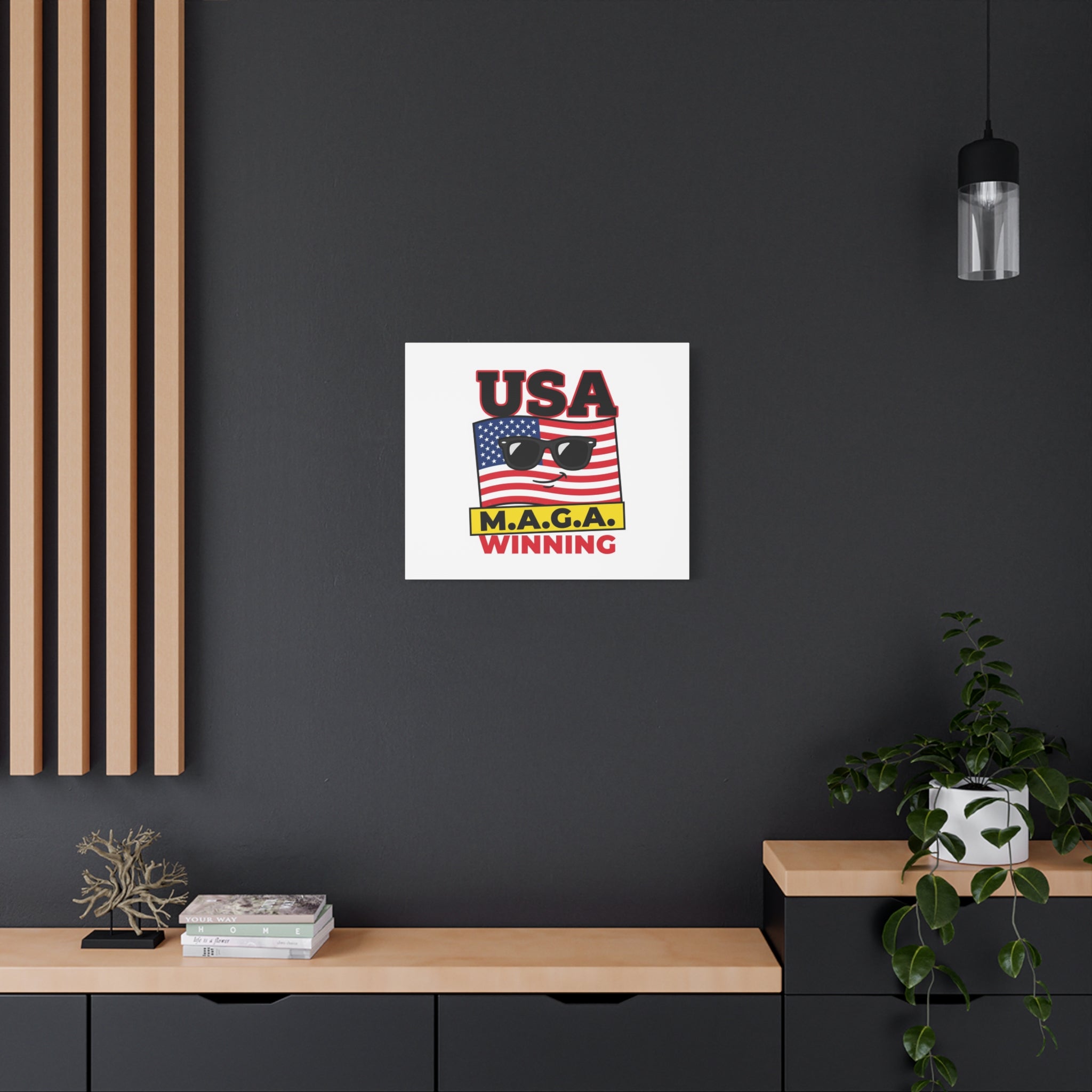 USA winning Canvas