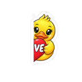 Share The LOVE Right Half VE-Cut Vinyl Sticker — Outdoor Transparent Love Sticker