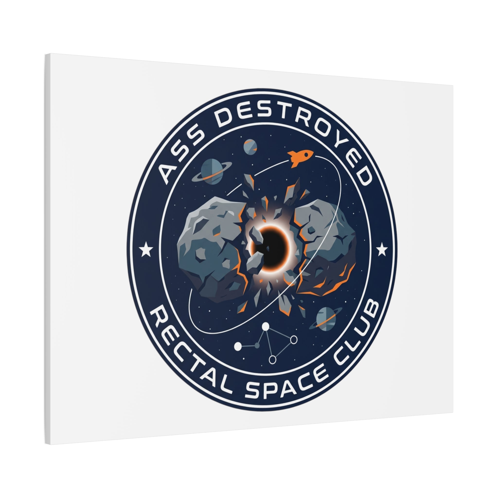 Cosmic Mission Patch Canvas | Space, Rocket, Astronaut, Deep Space