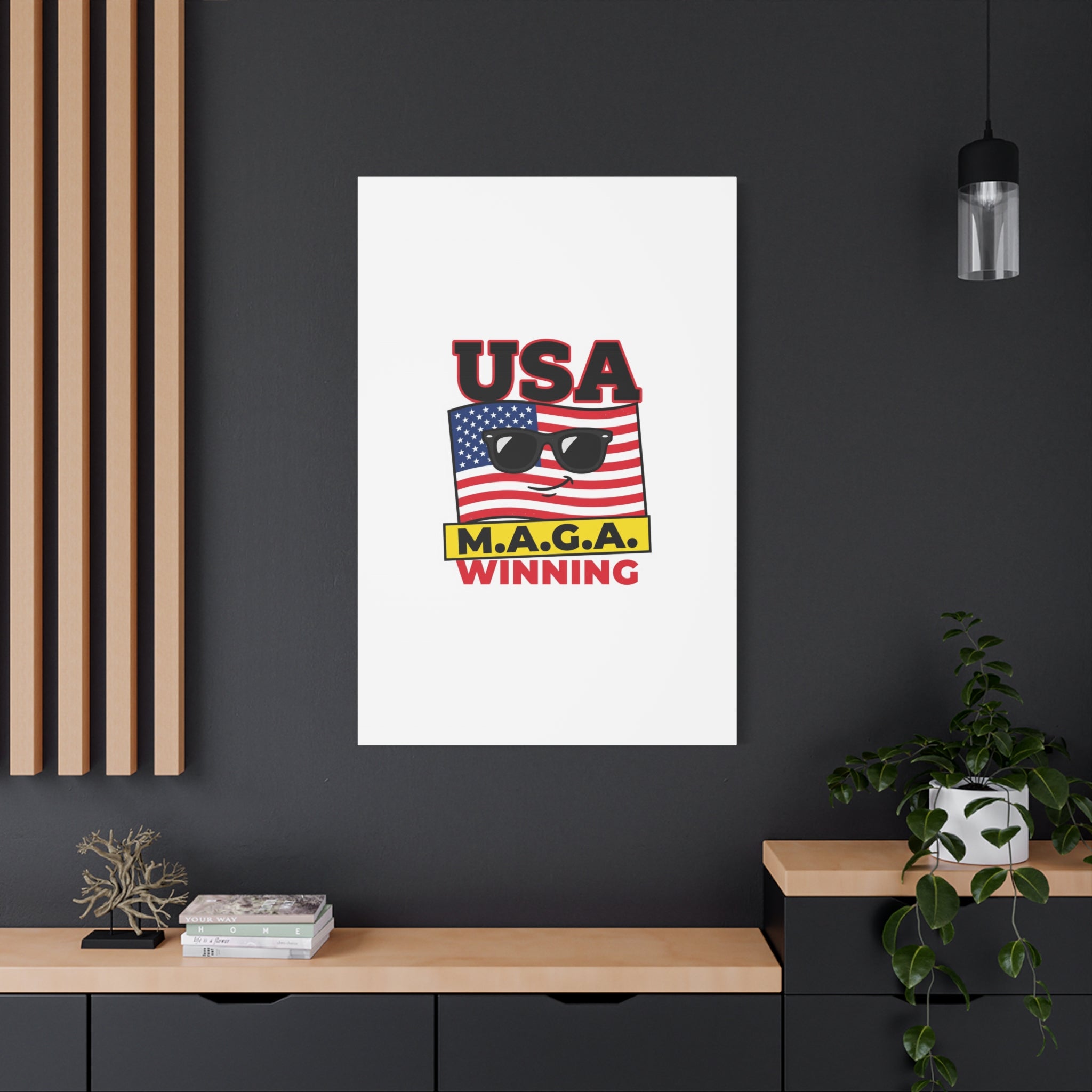 USA winning Canvas