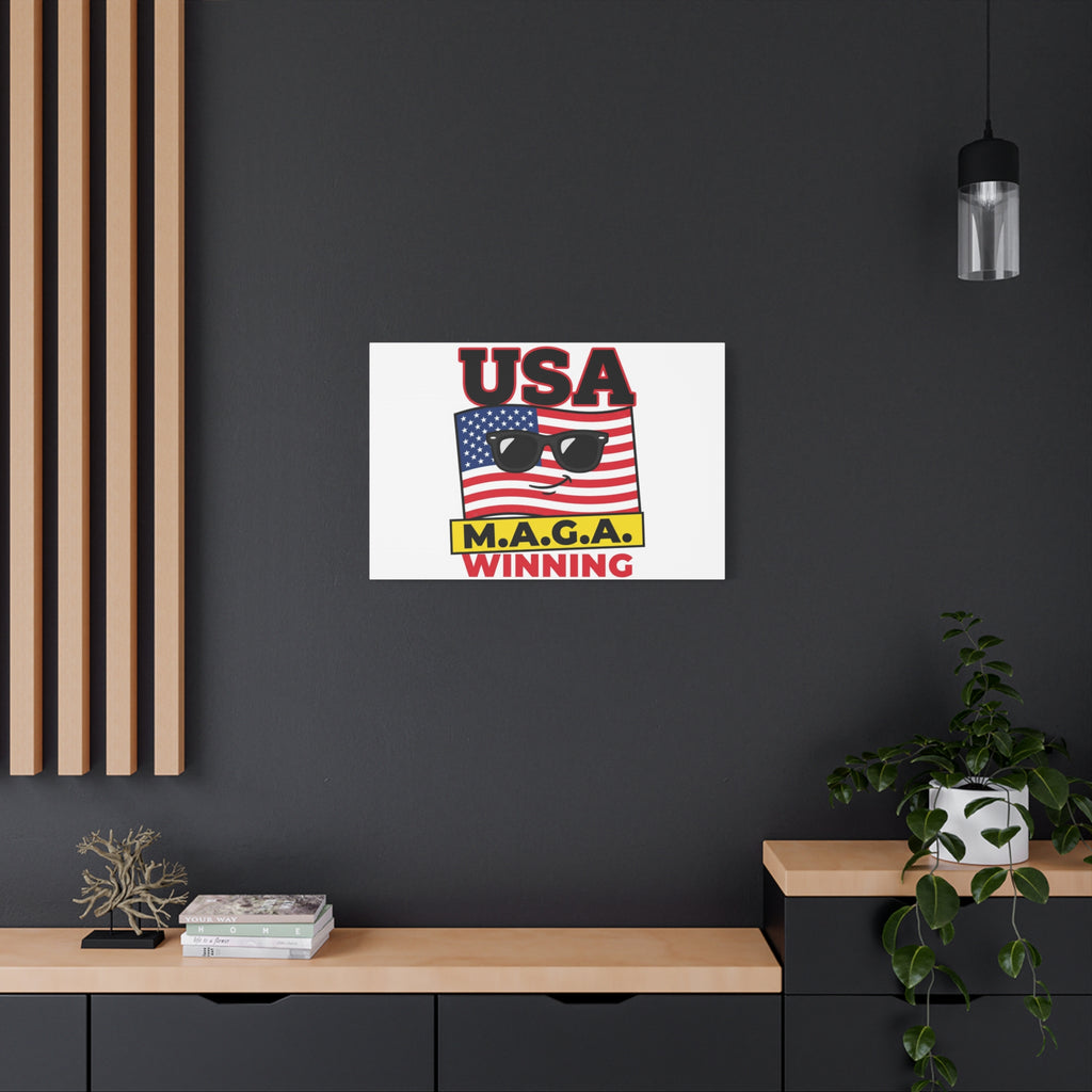 USA winning Canvas