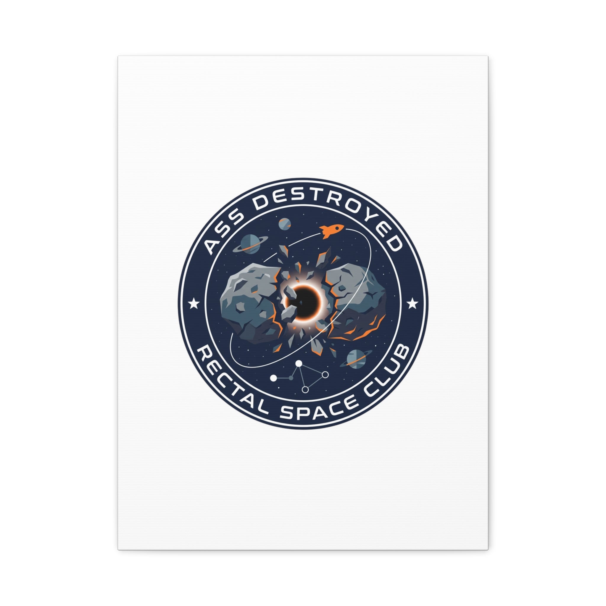 Cosmic Mission Patch Canvas | Space, Rocket, Astronaut, Deep Space