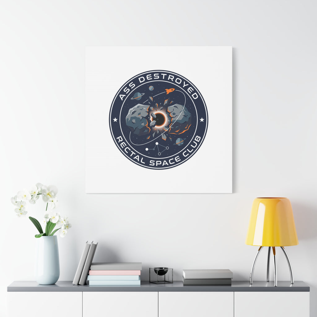 Cosmic Mission Patch Canvas | Space, Rocket, Astronaut, Deep Space