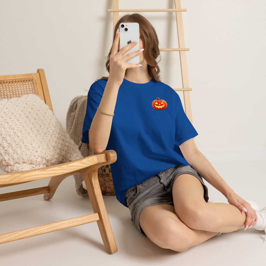 Halloween Raccoon Tee — Cute Jack-o'-Lantern "Happy Halloween" Shirt