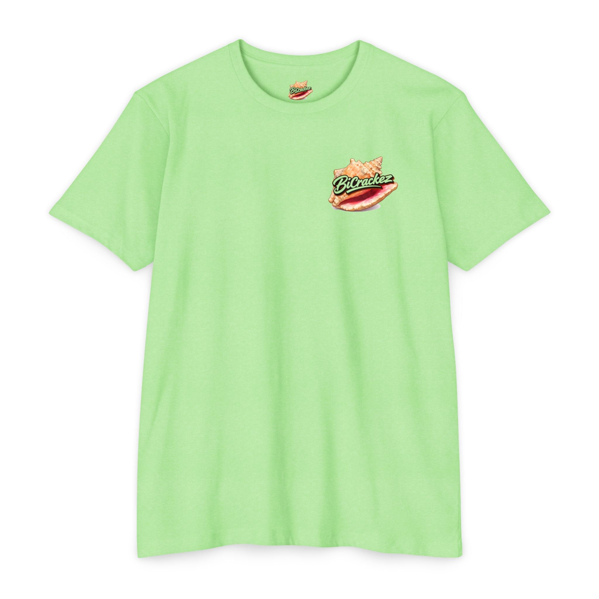 Conch Joke T-Shirt — Retro Beach Photo Tee with "That's a big conch" Graphic