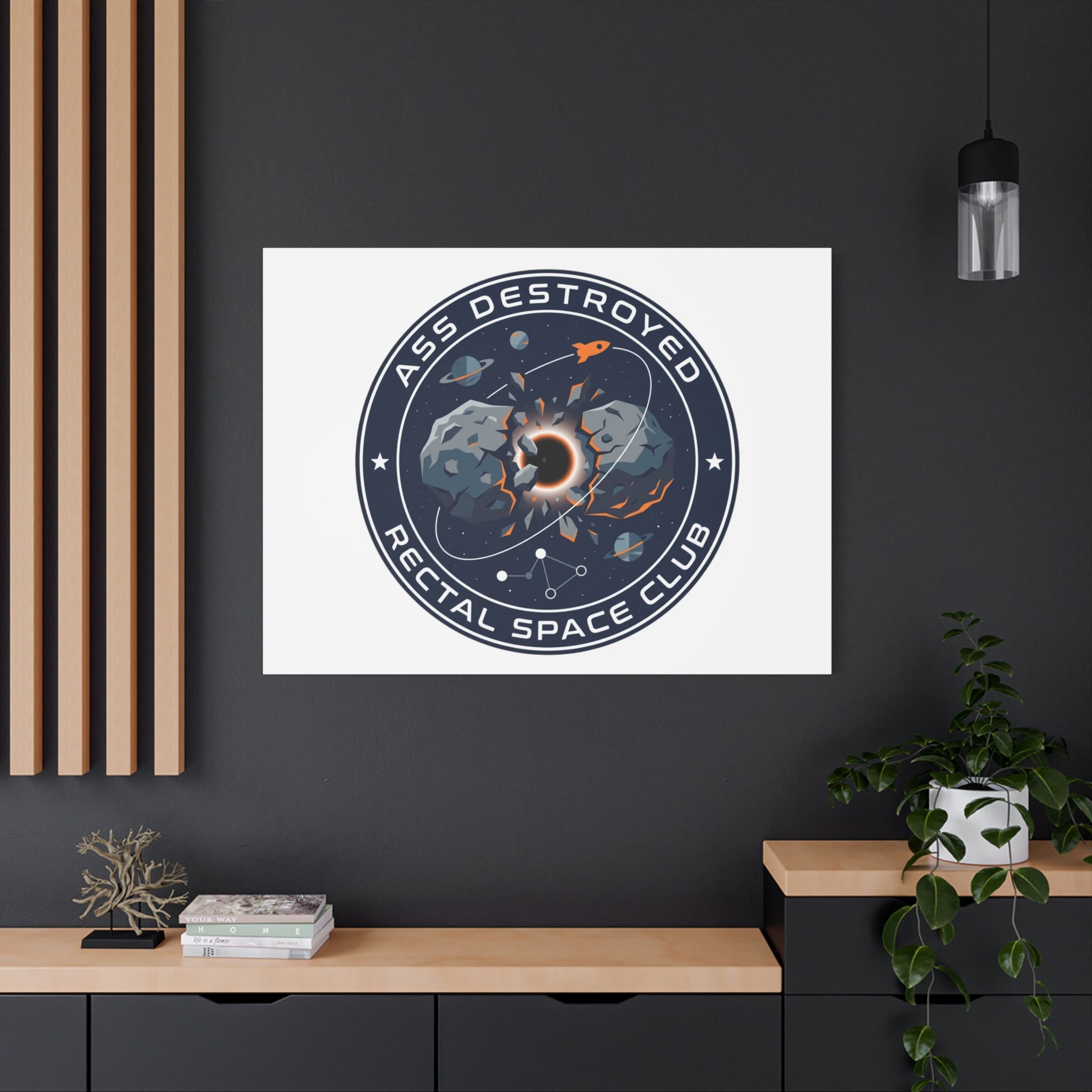 Cosmic Mission Patch Canvas | Space, Rocket, Astronaut, Deep Space