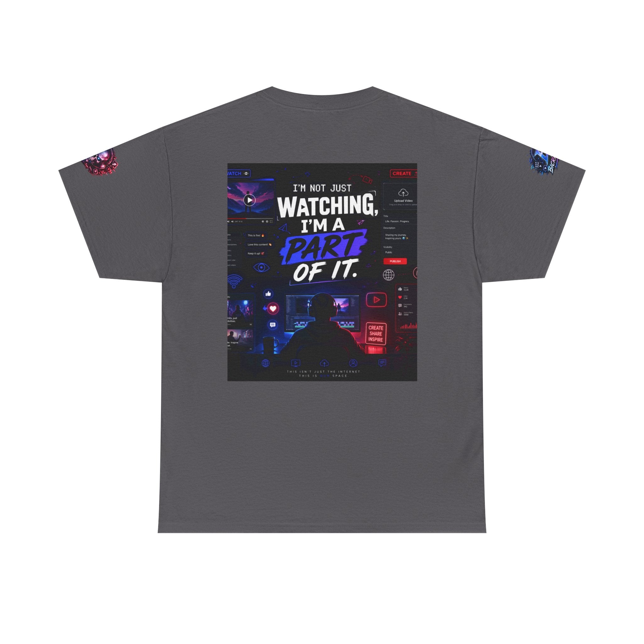 I'm A Part Of It T Shirt — Cyber Night Retro Graphic T-Shirt