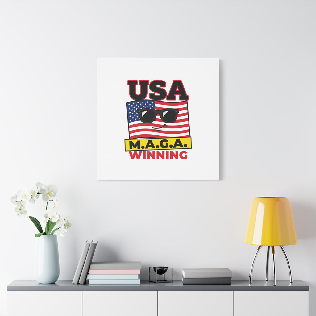 USA winning Canvas