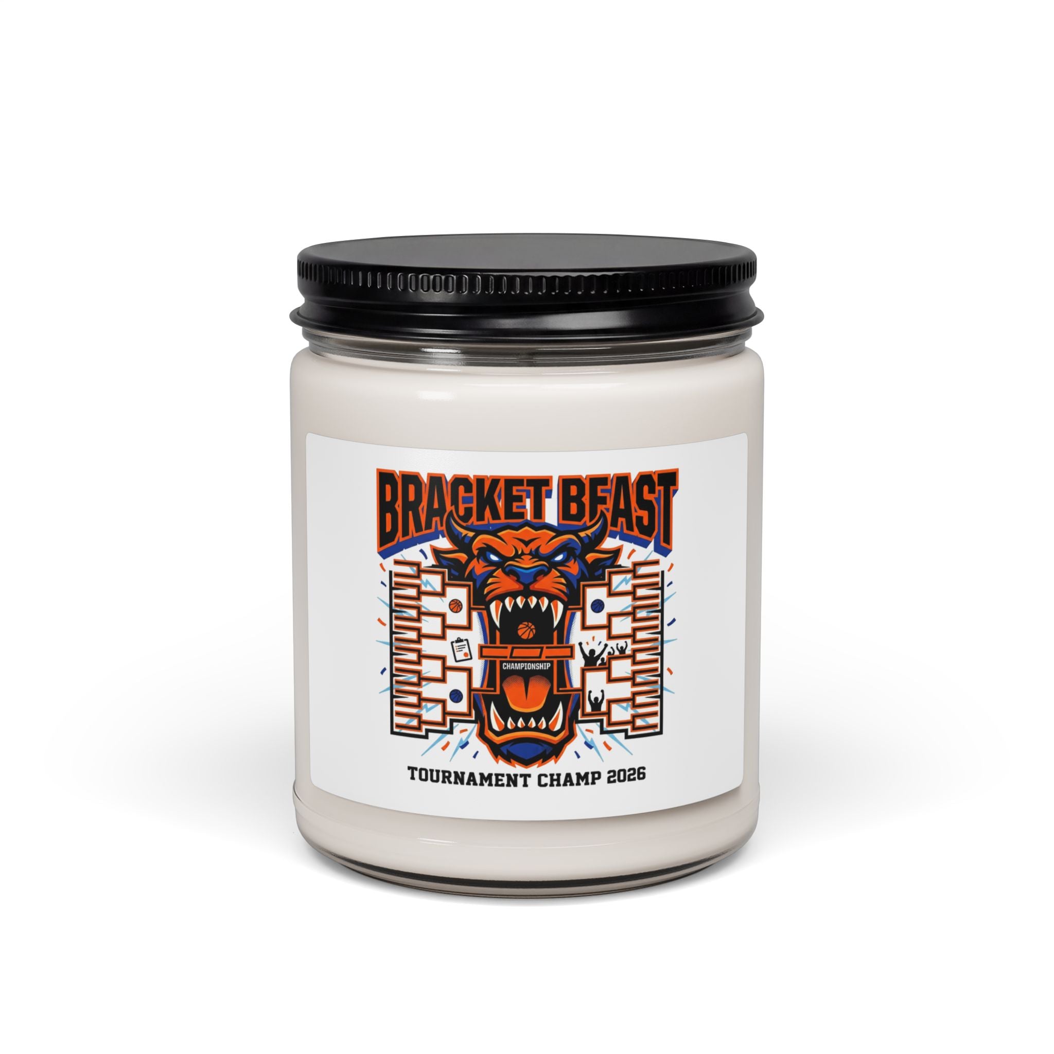 Bracket Beast Candle, college tournament gameday, bracket, buzzer beater
