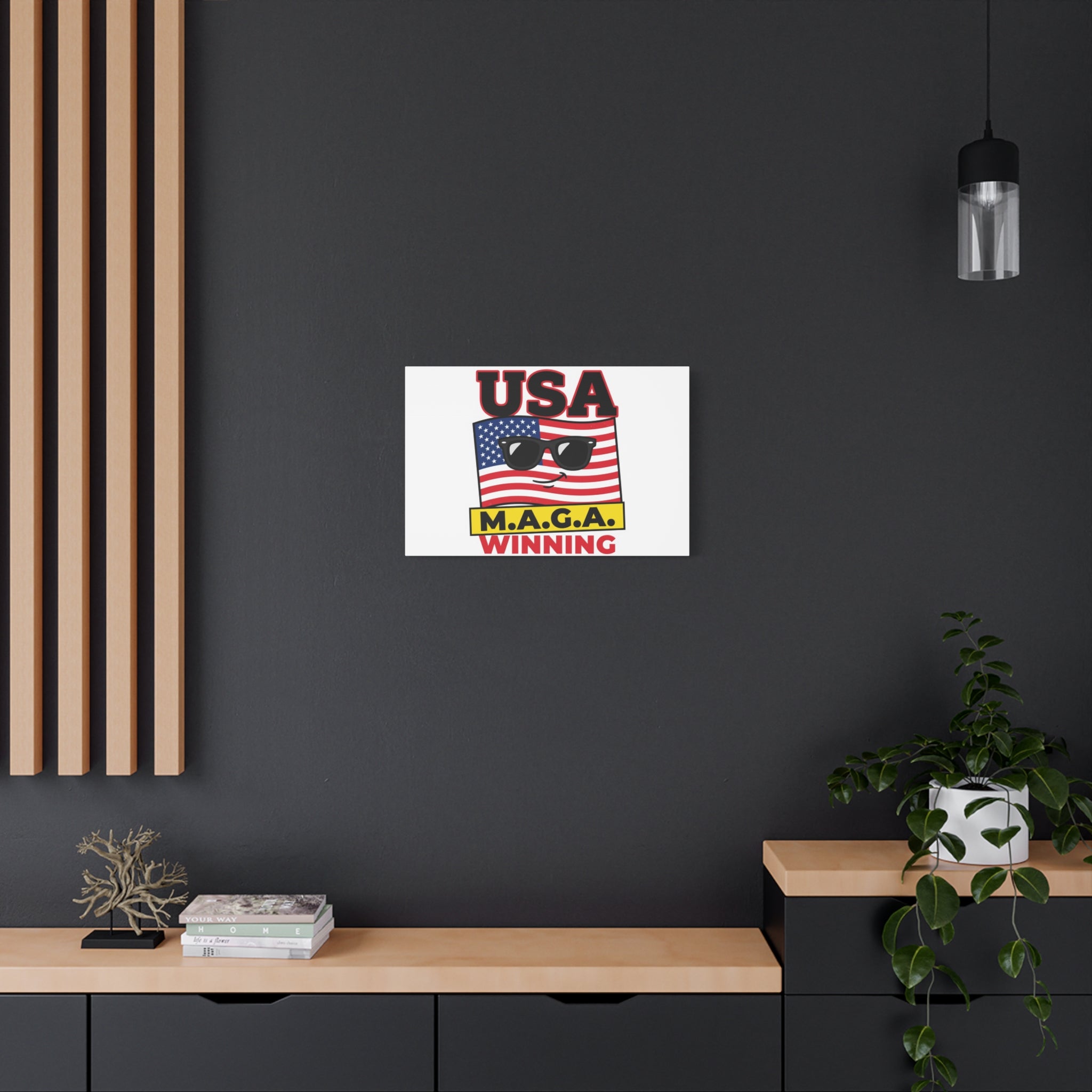 USA winning Canvas