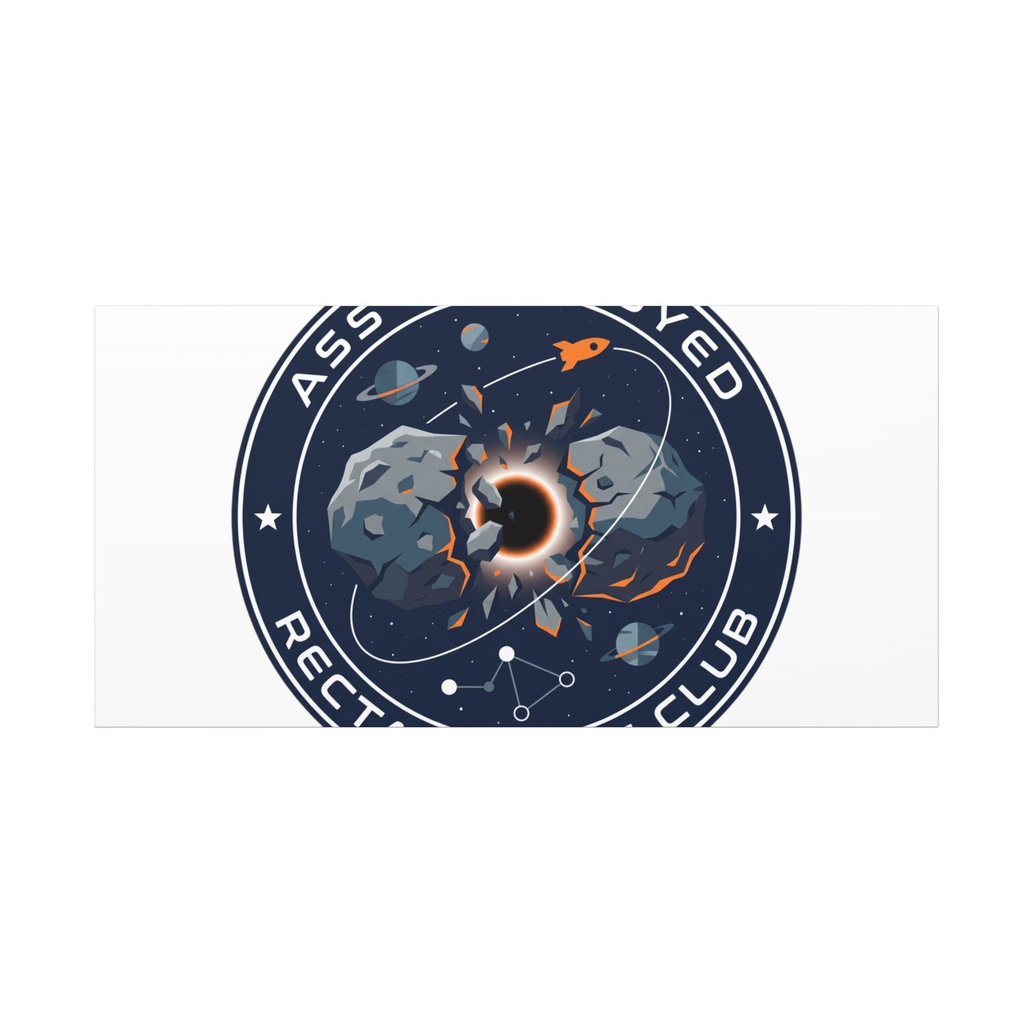 Cosmic Mission Patch Canvas | Space, Rocket, Astronaut, Deep Space