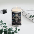 See No Evil Alien Commander Soy Candle — 13.75 oz Scented Candle with Sci‑Fi Pilot Art