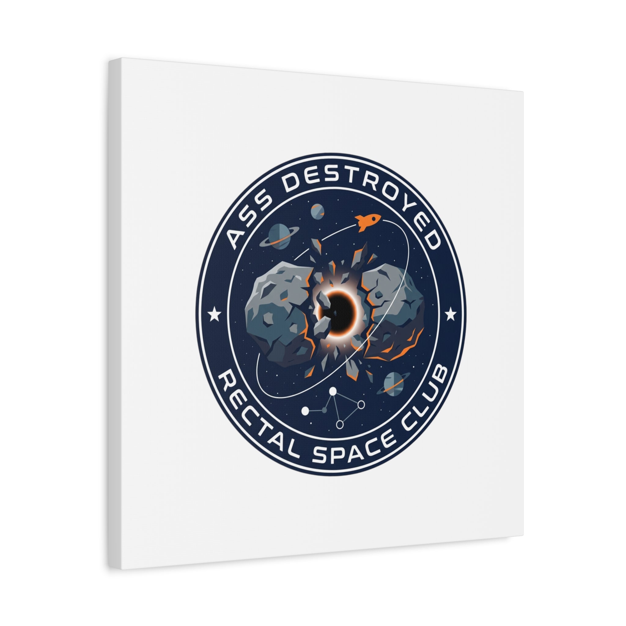 Cosmic Mission Patch Canvas | Space, Rocket, Astronaut, Deep Space