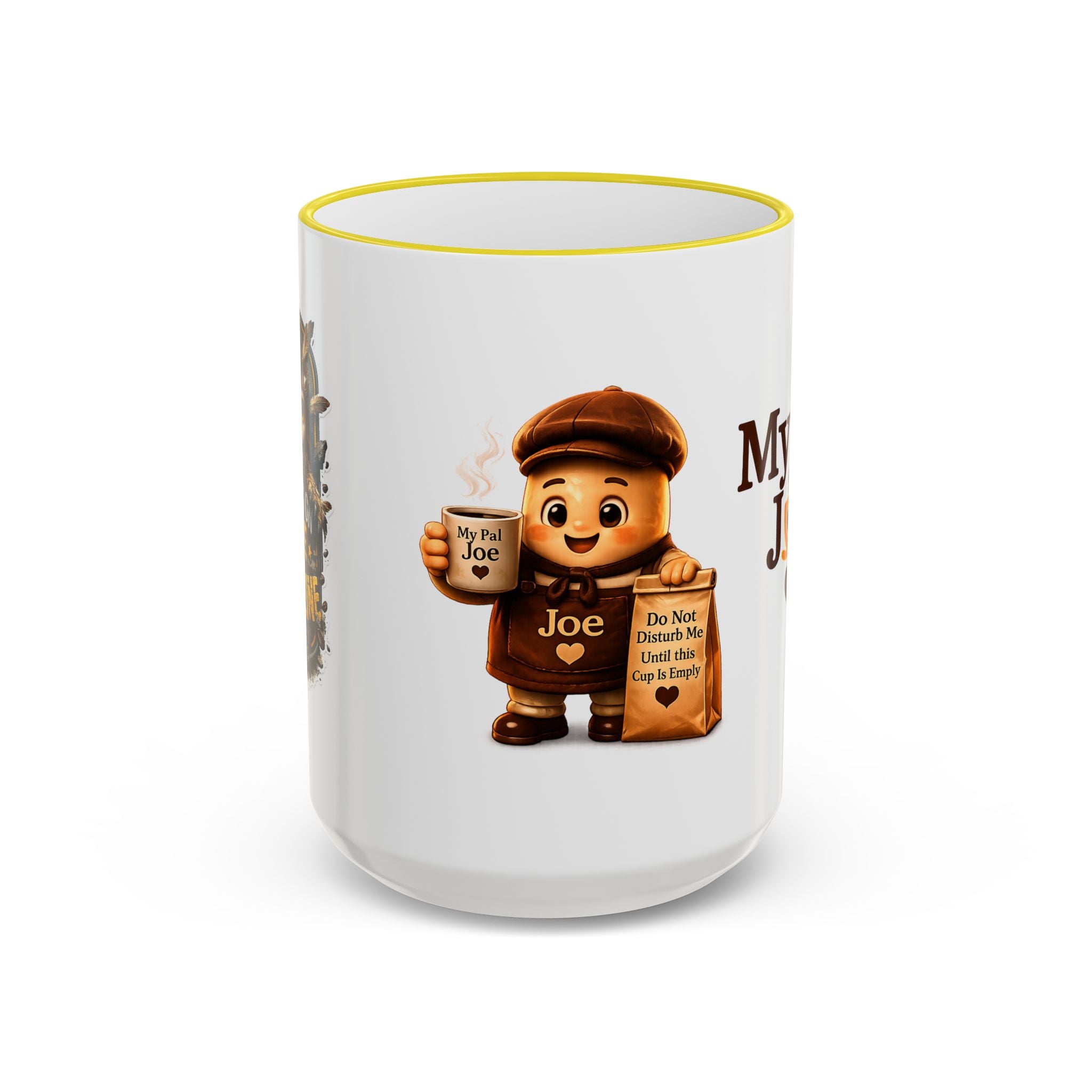 Running on Hope and Caffeine — 'My First Cup of Joe' Vintage Coffee Character (11oz/15oz)