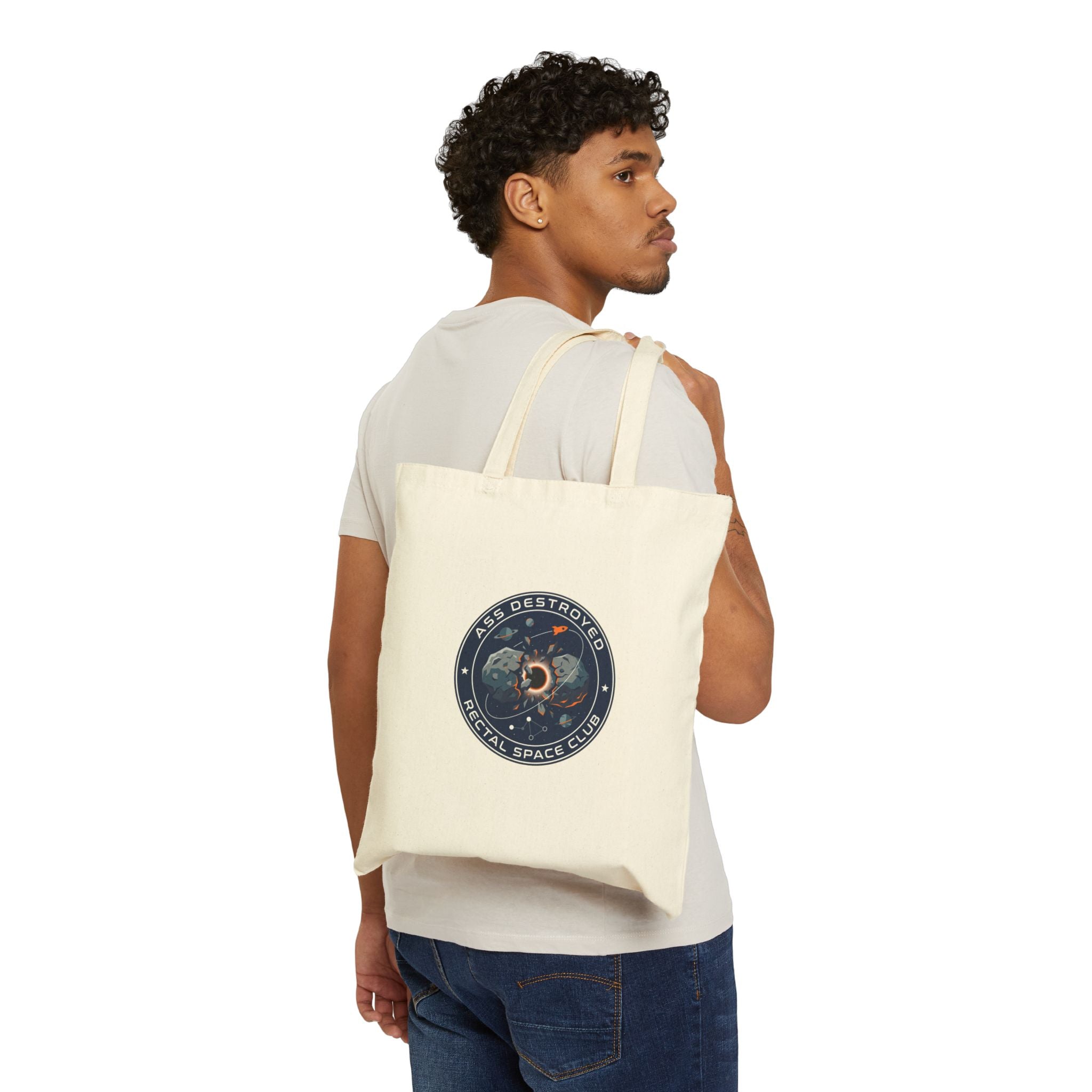 Mission Patch Cosmic Tote | astronaut rocket, space science nerd