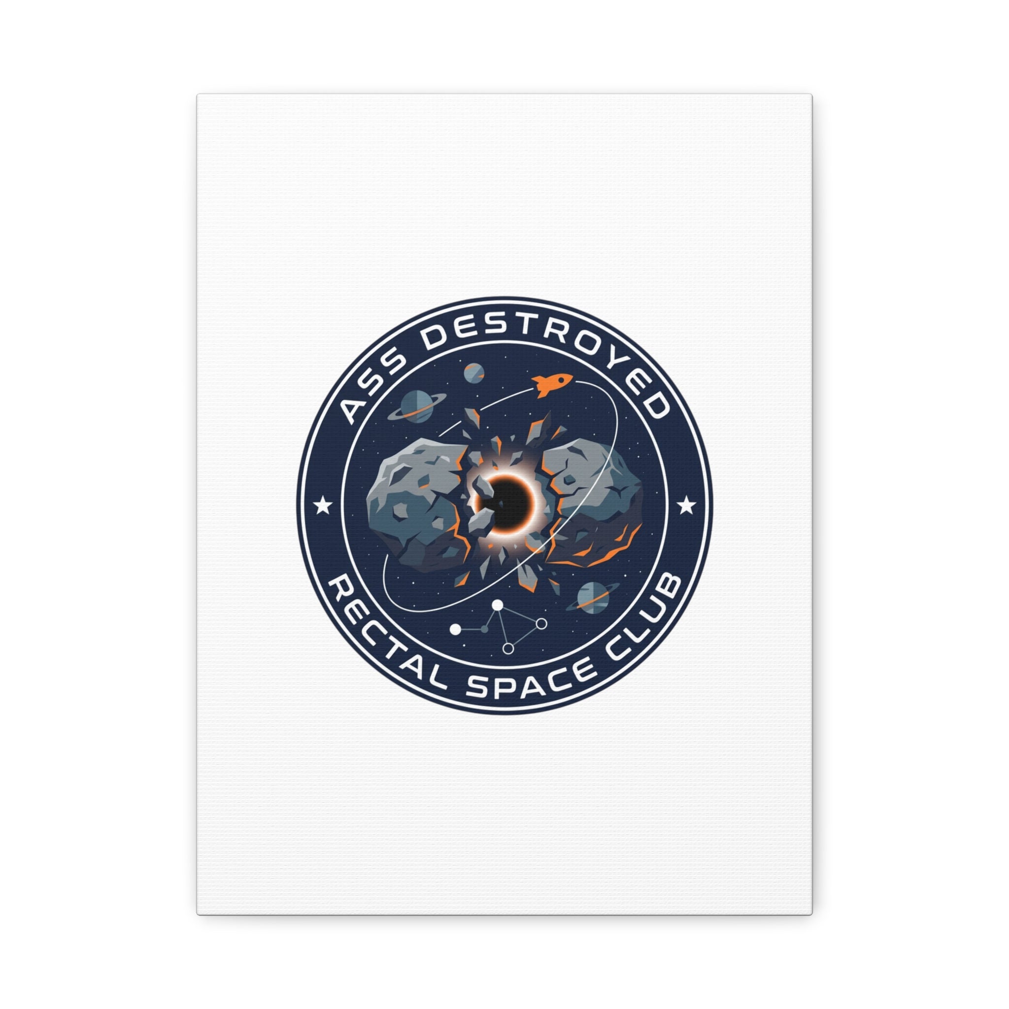 Cosmic Mission Patch Canvas | Space, Rocket, Astronaut, Deep Space