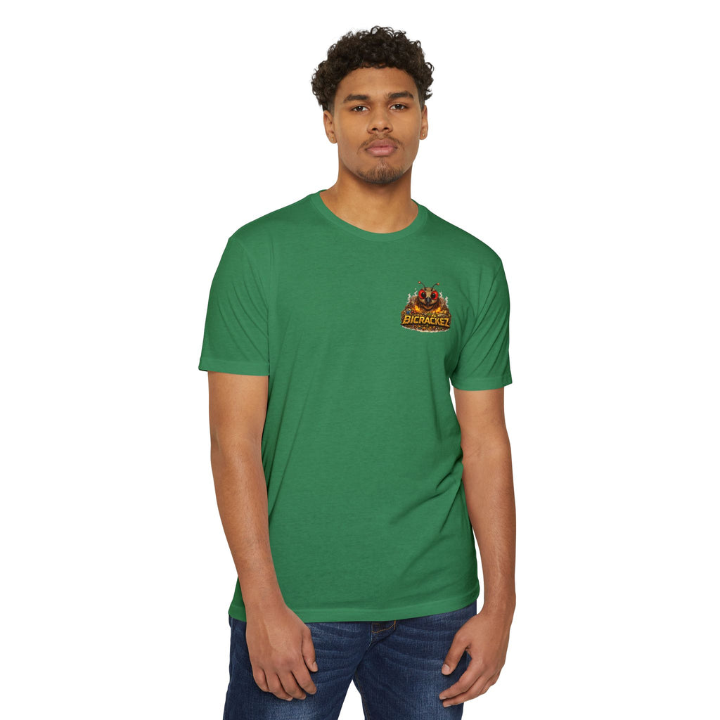 Family Flies Graphic T-Shirt — "Bicracketz" Retro Cartoon Tee