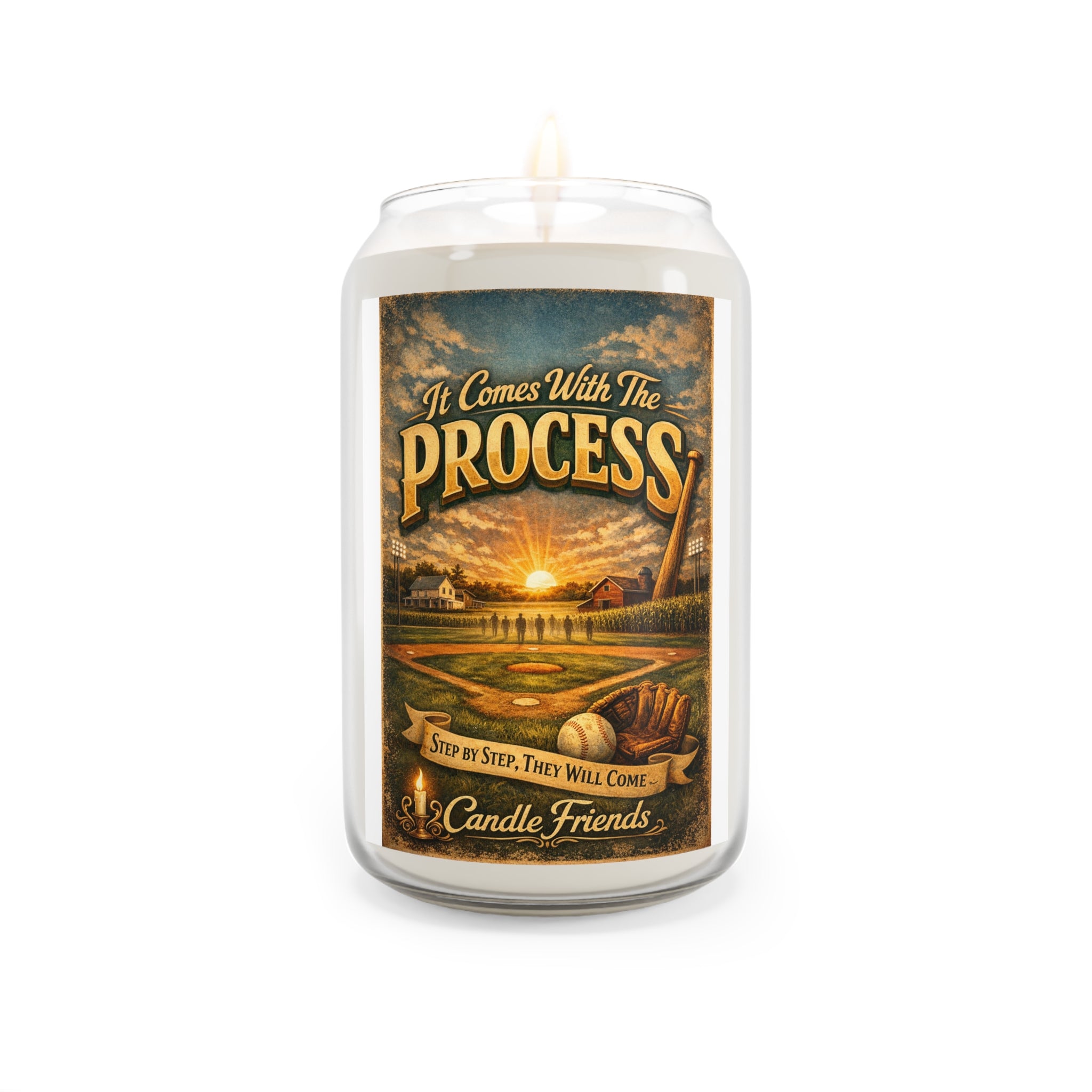 It Comes With The Process Soy Candle – 13.75oz Inspirational Scented Candle