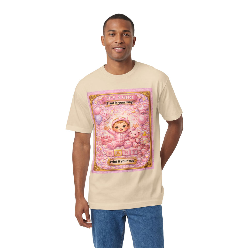 Kawaii Baby Bear Graphic Tee — Pink Cute Retro Nursery Print